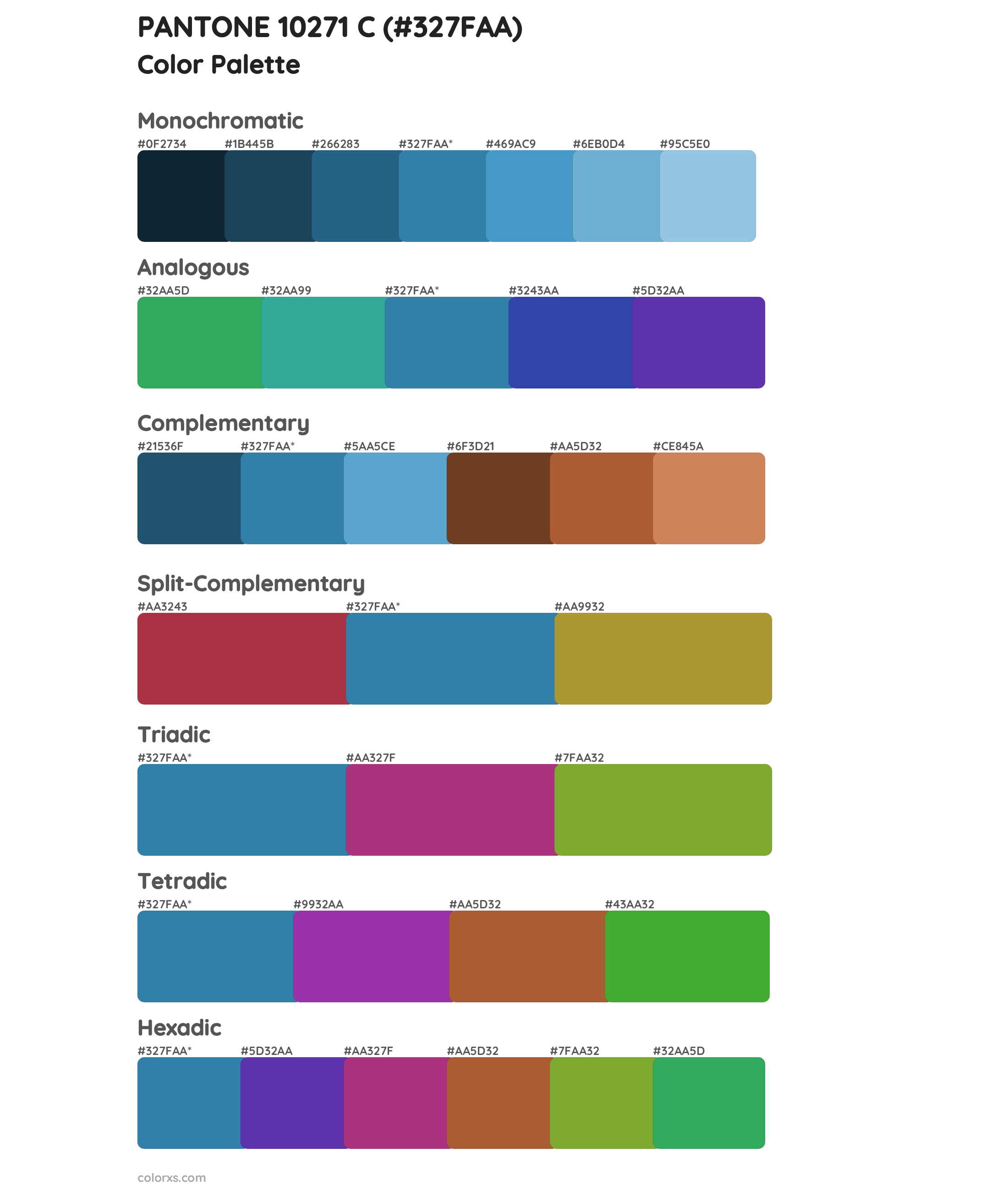 PANTONE 10271 C Color Scheme Palettes