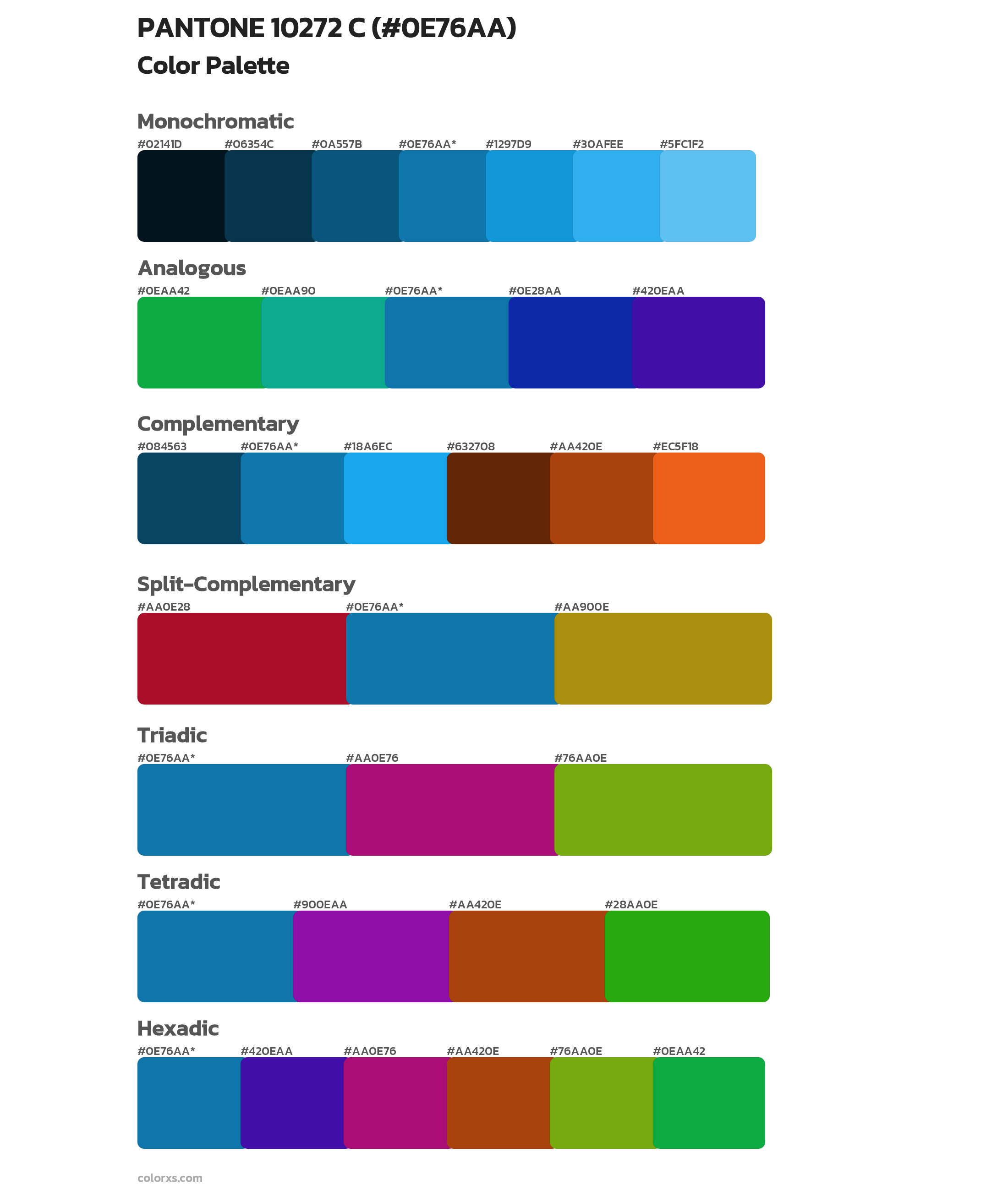 PANTONE 10272 C Color Scheme Palettes