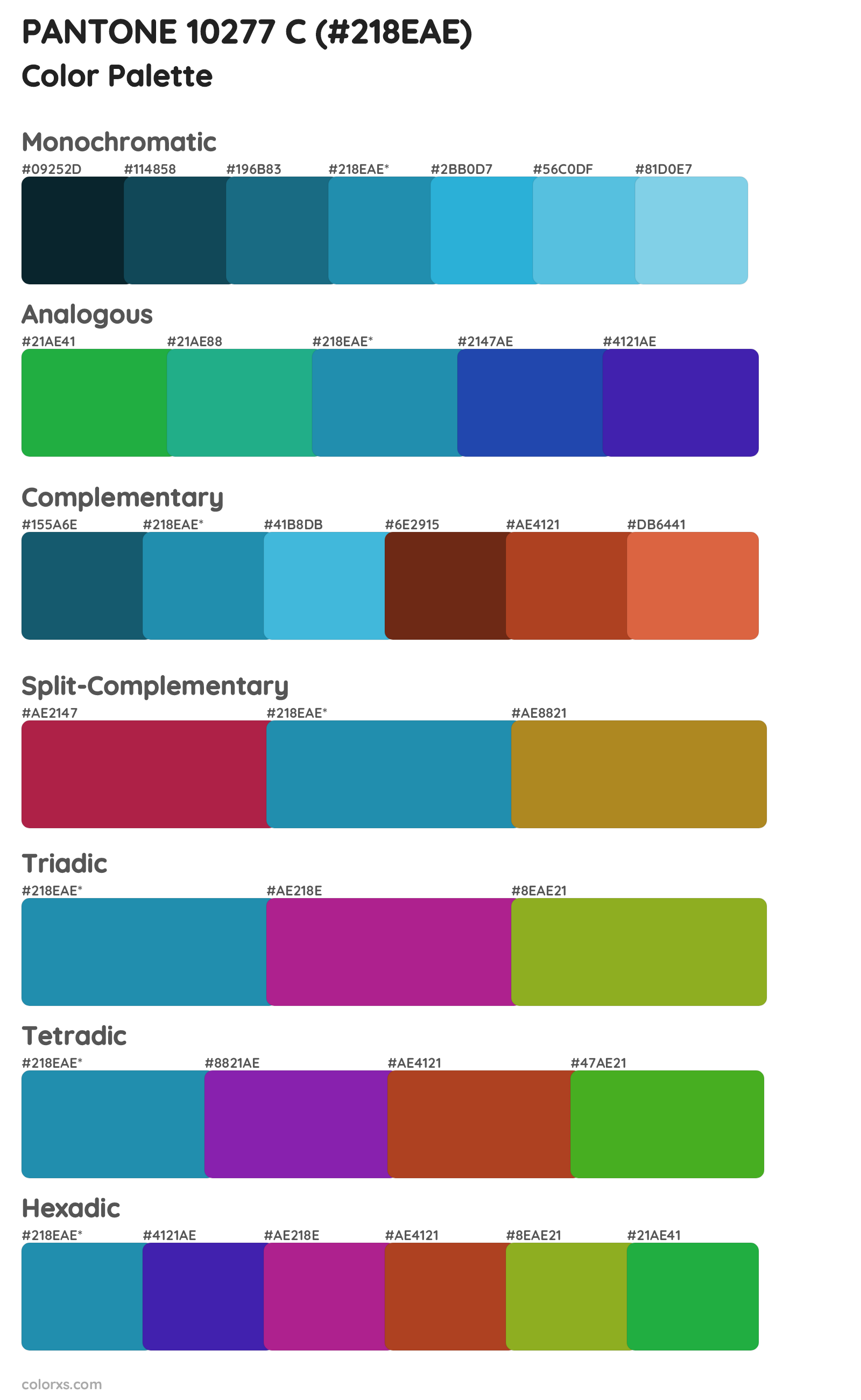 PANTONE 10277 C Color Scheme Palettes