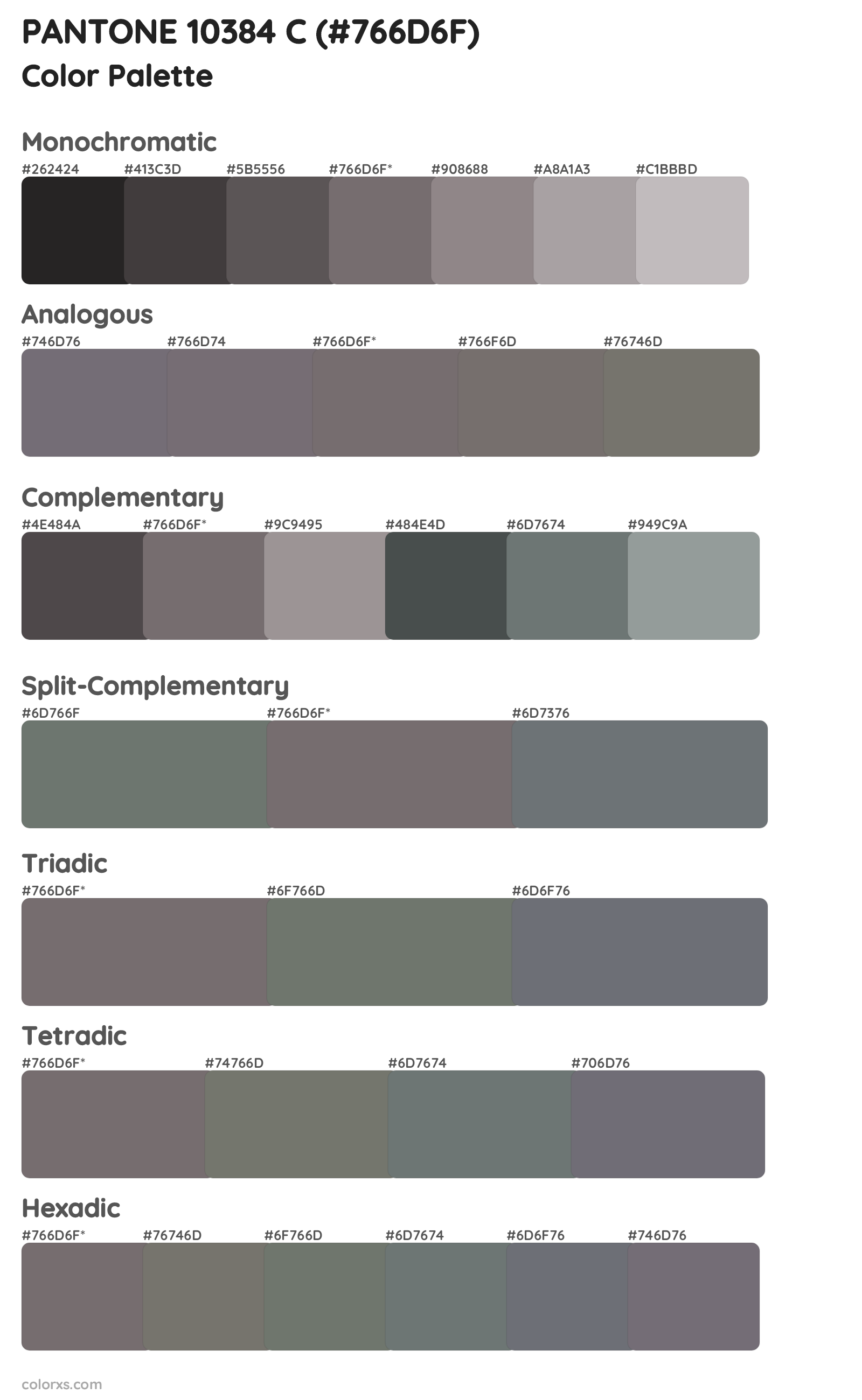 PANTONE 10384 C Color Scheme Palettes