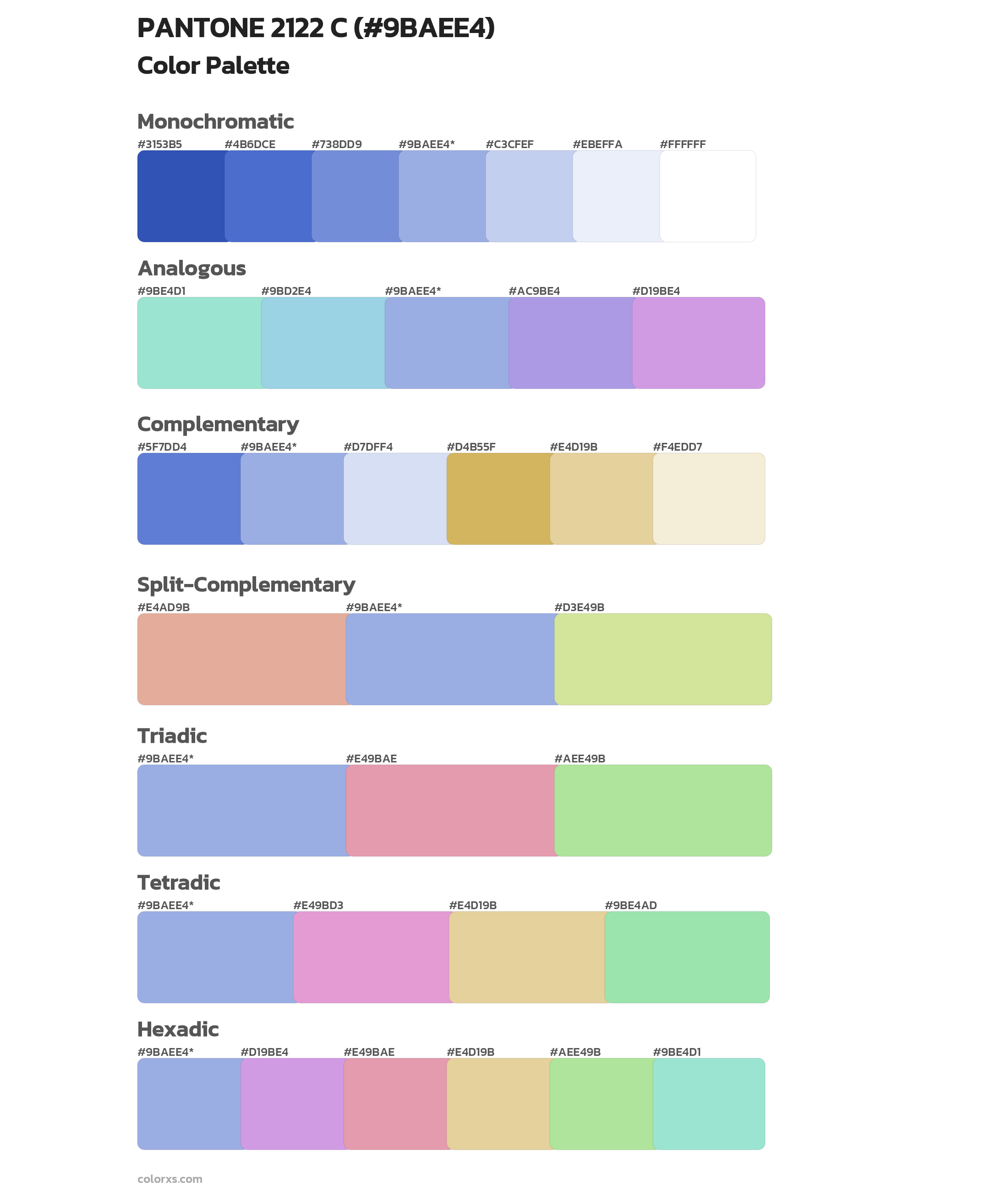 PANTONE 2122 C Color Scheme Palettes