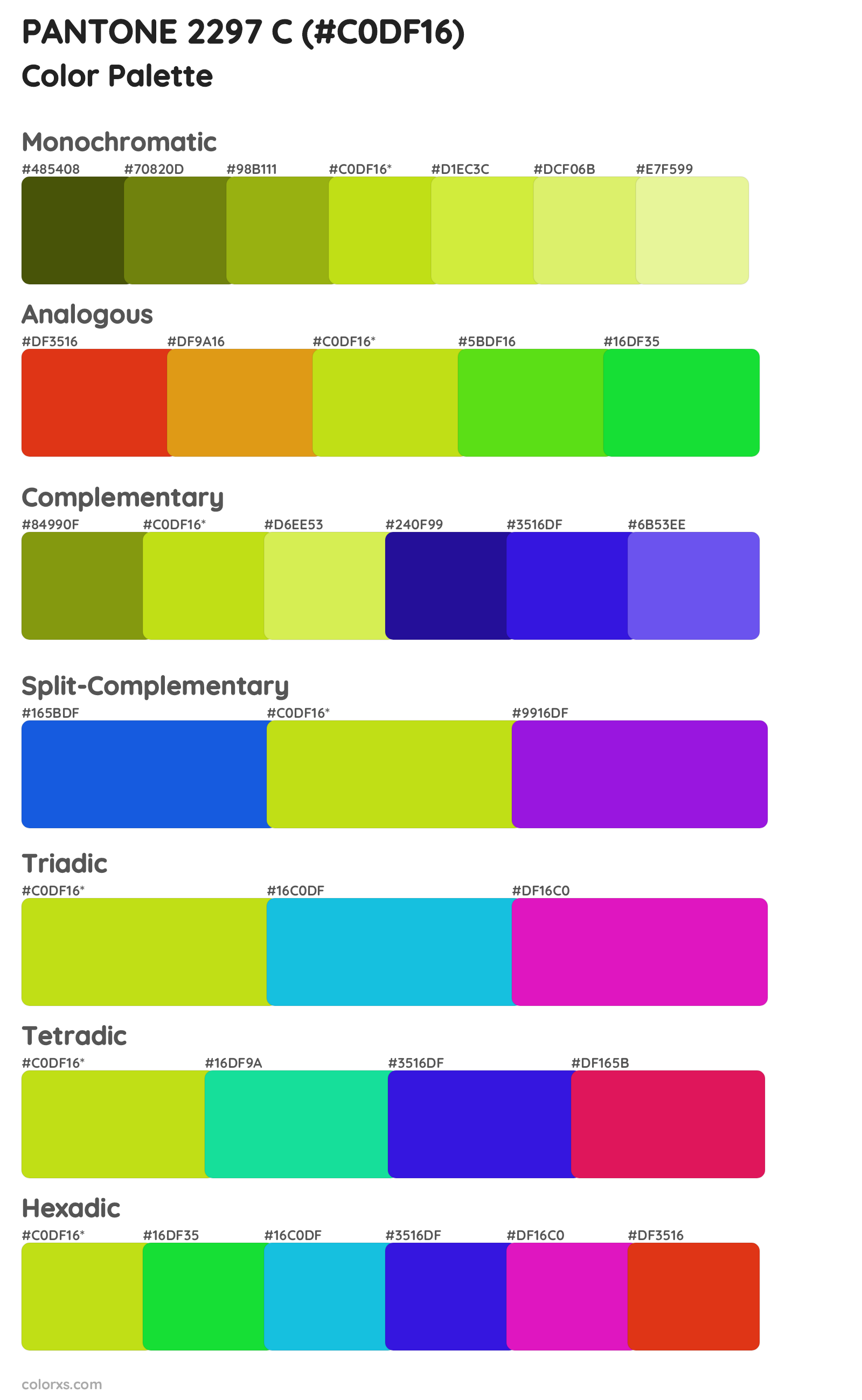 PANTONE 2297 C Color Scheme Palettes