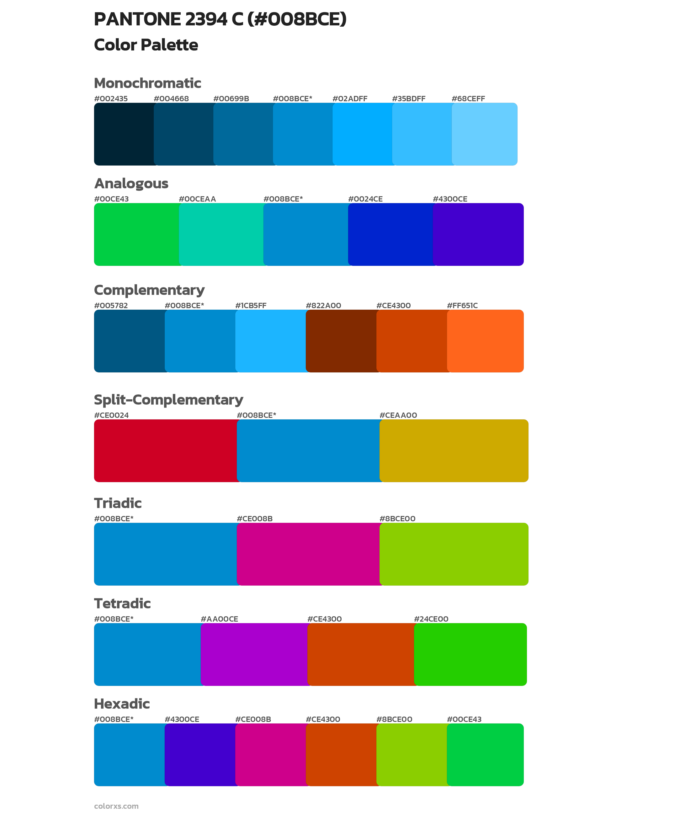 PANTONE 2394 C Color Scheme Palettes