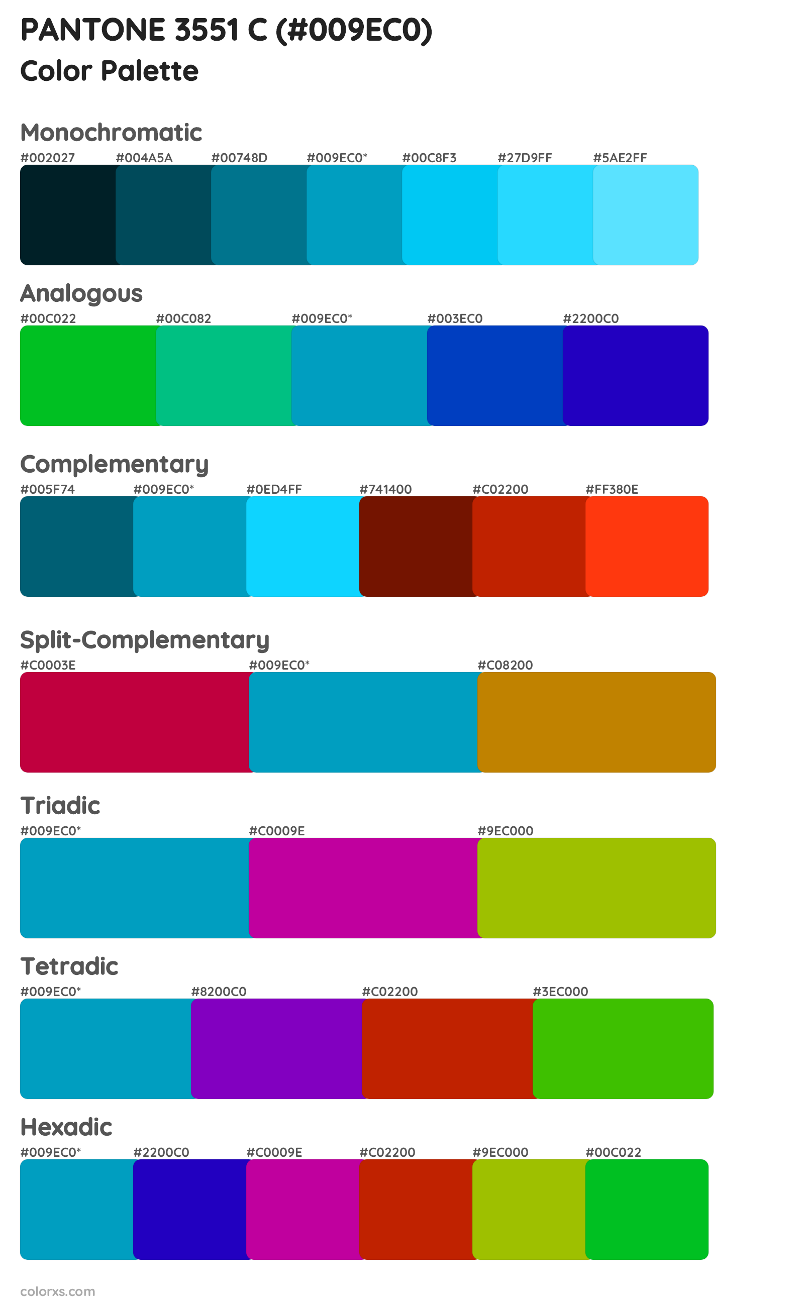 PANTONE 3551 C Color Scheme Palettes