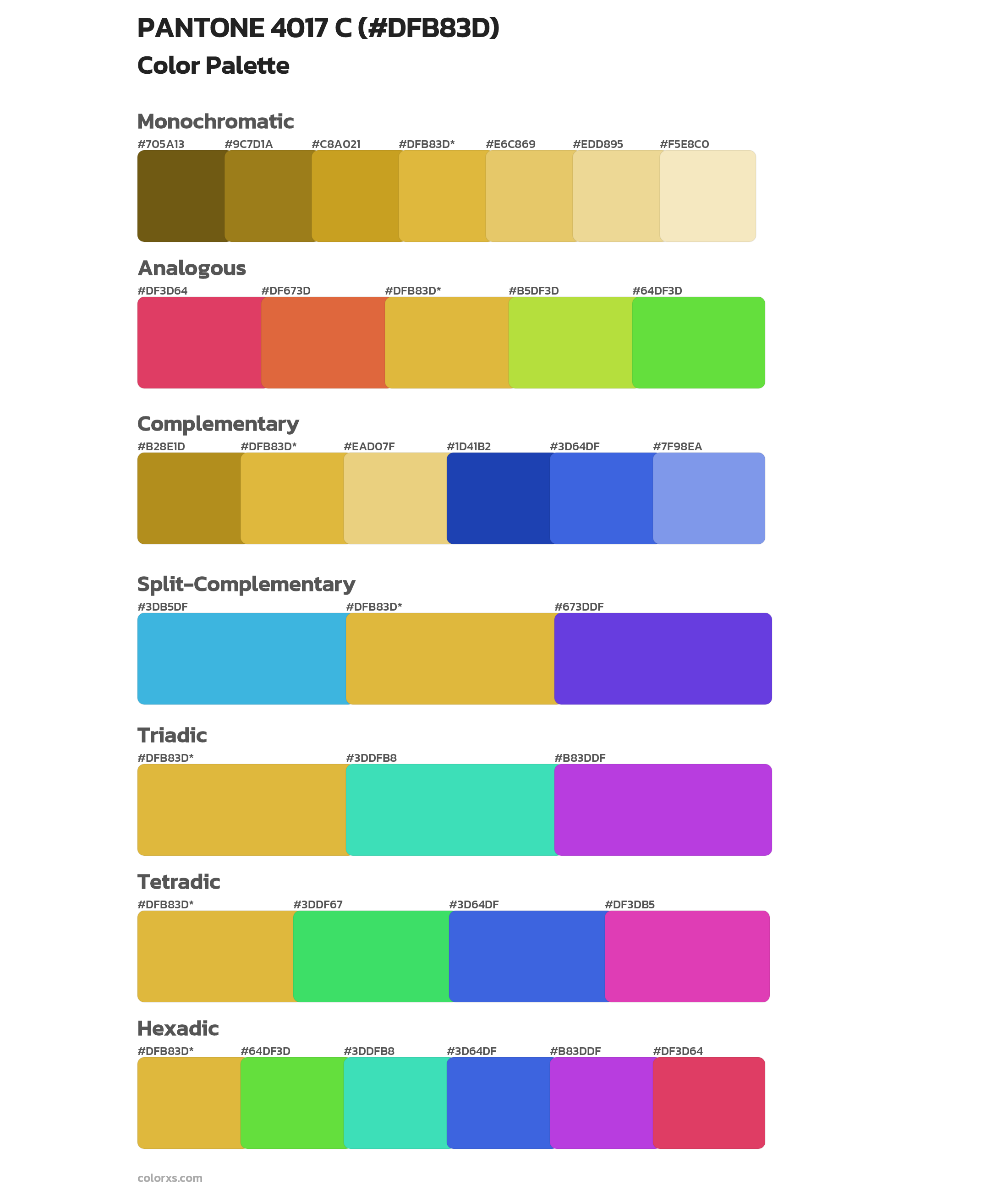 PANTONE 4017 C Color Scheme Palettes