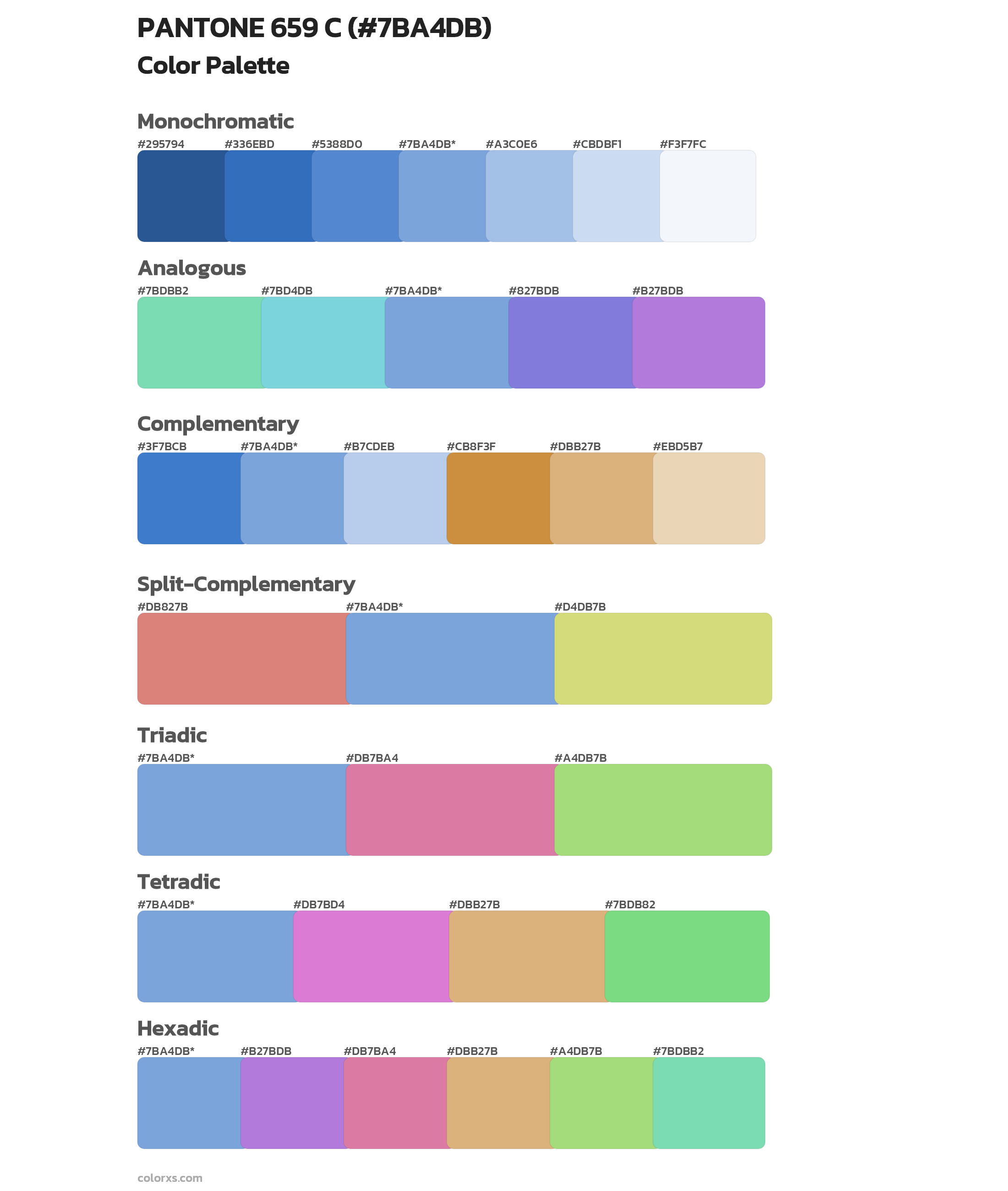 PANTONE 659 C Color Scheme Palettes