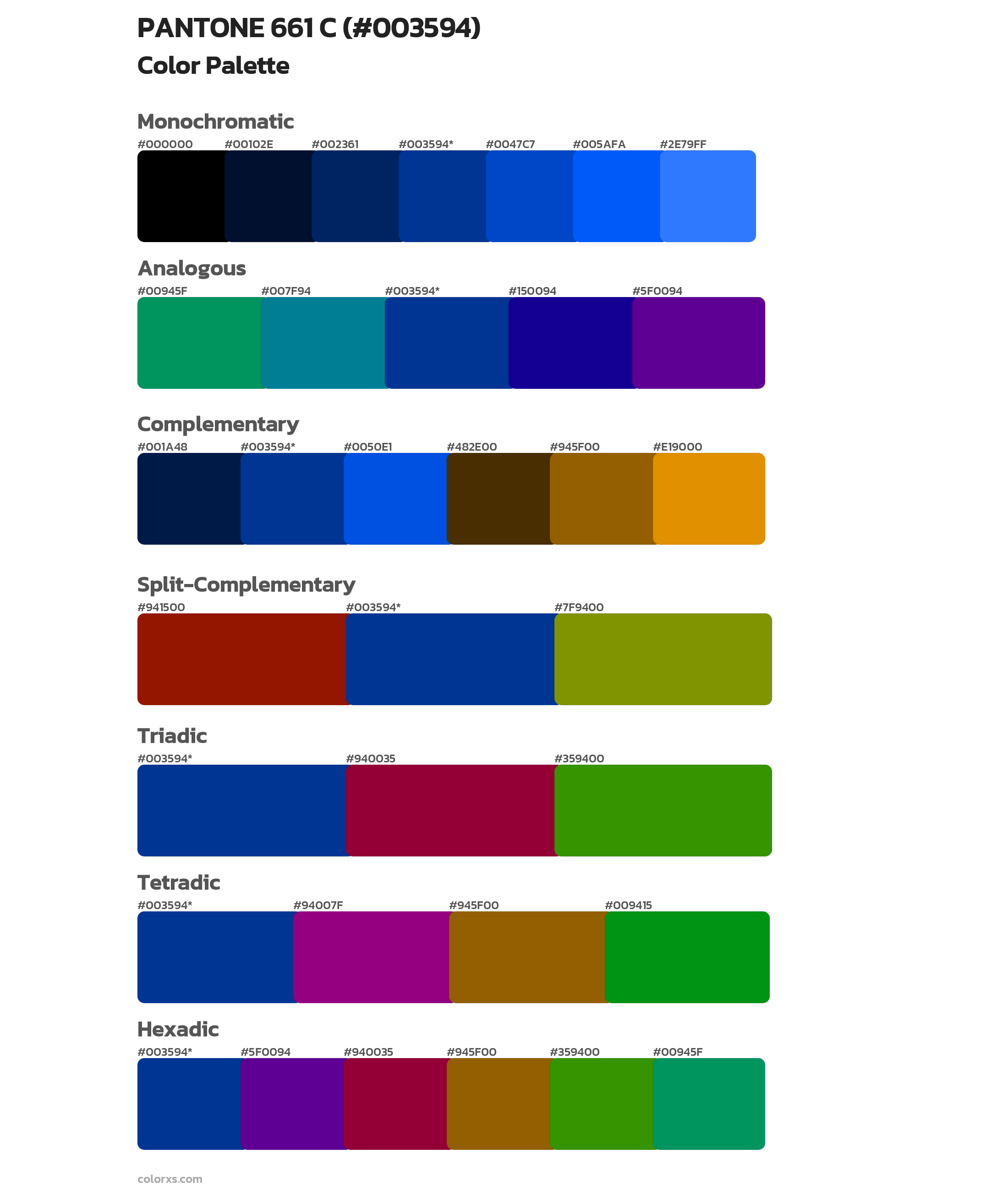 PANTONE 661 C Color Scheme Palettes