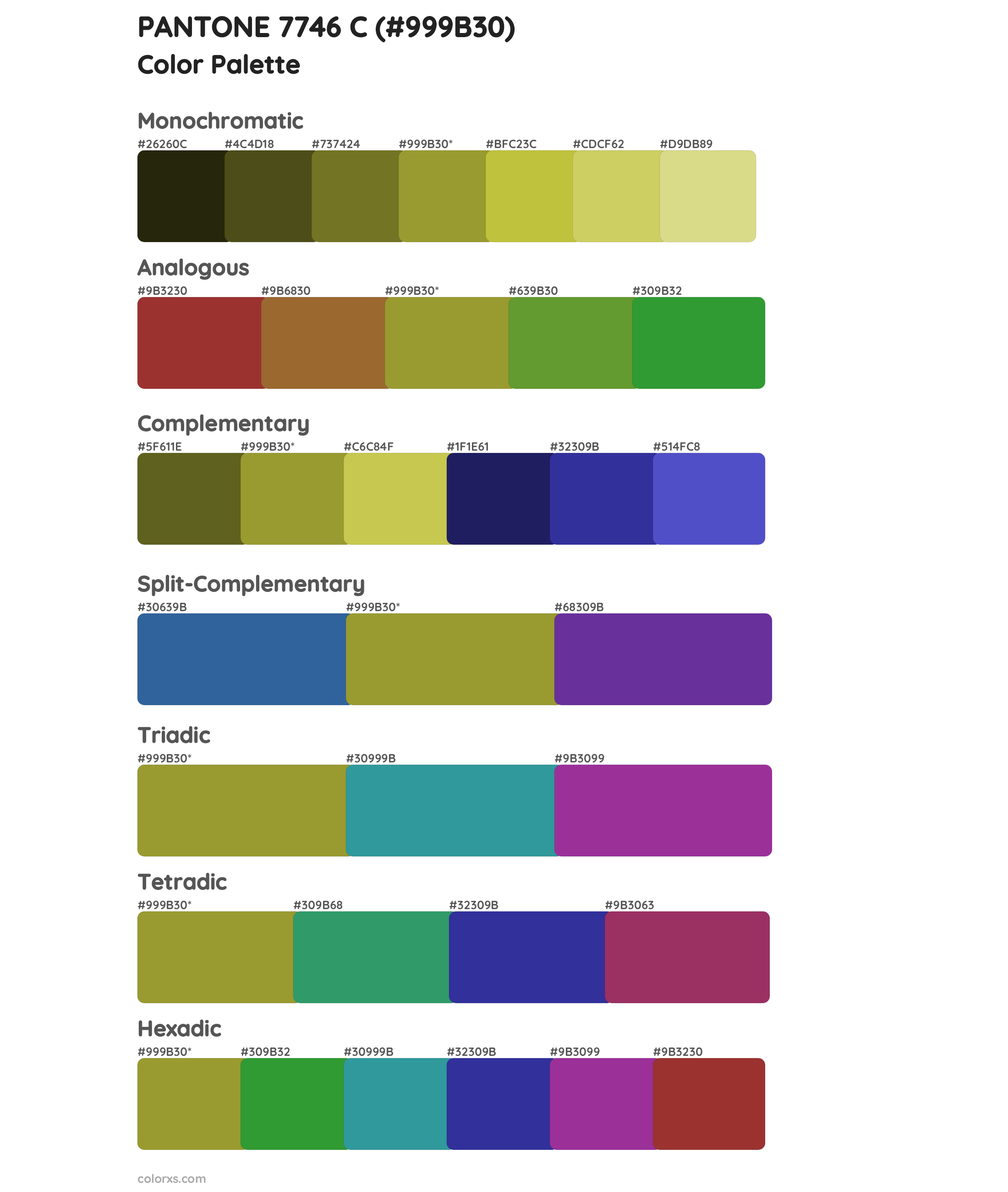 PANTONE 7746 C Color Scheme Palettes