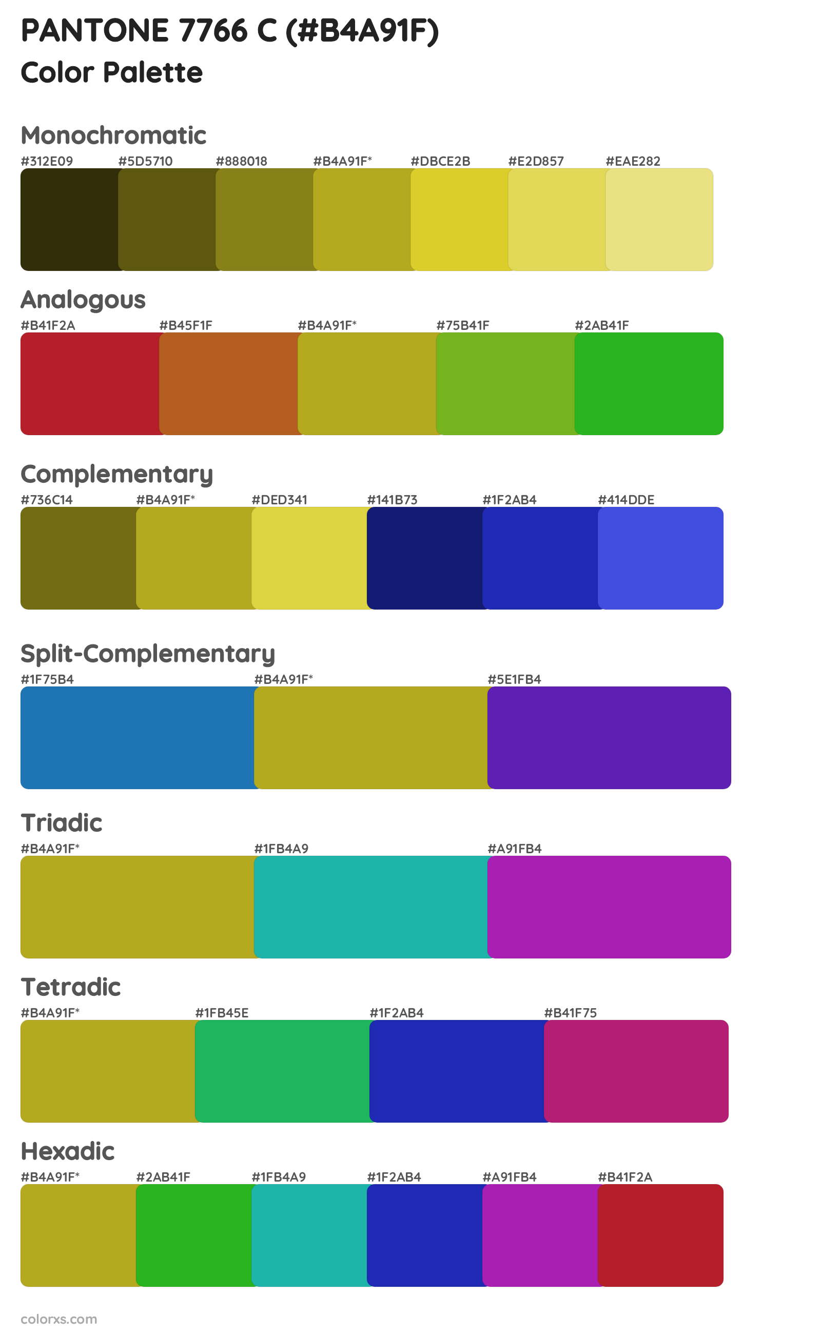 PANTONE 7766 C Color Scheme Palettes