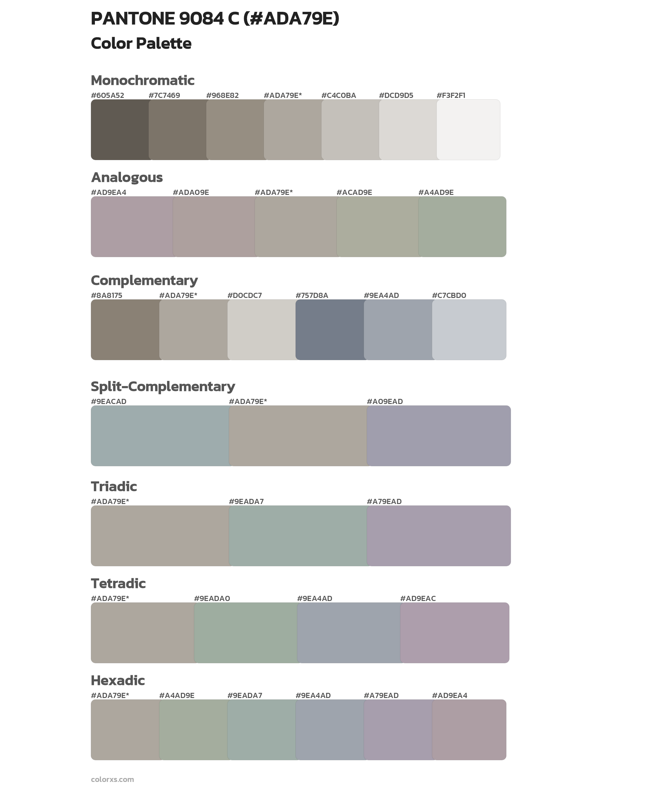 PANTONE 9084 C Color Scheme Palettes
