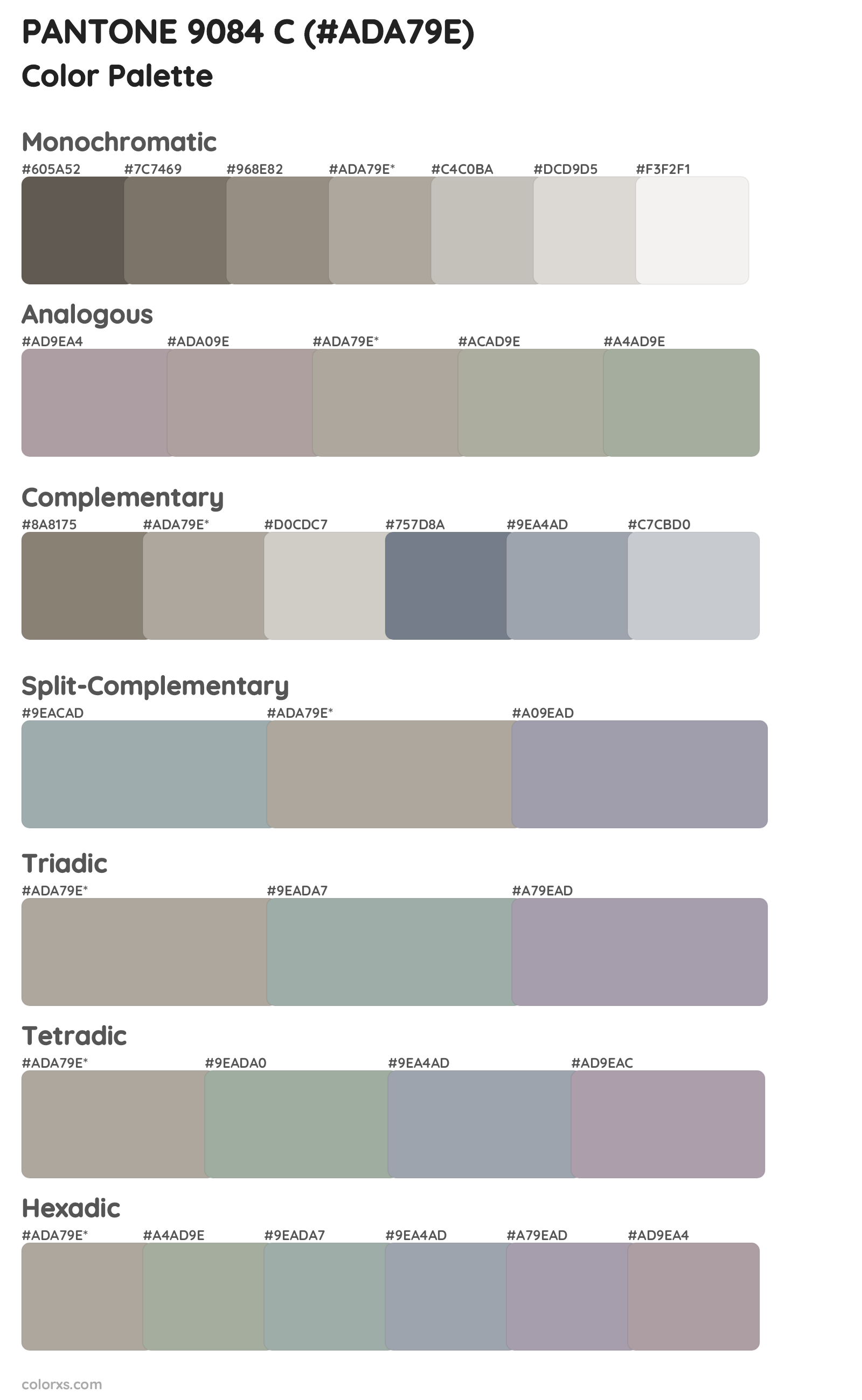 PANTONE 9084 C Color Scheme Palettes