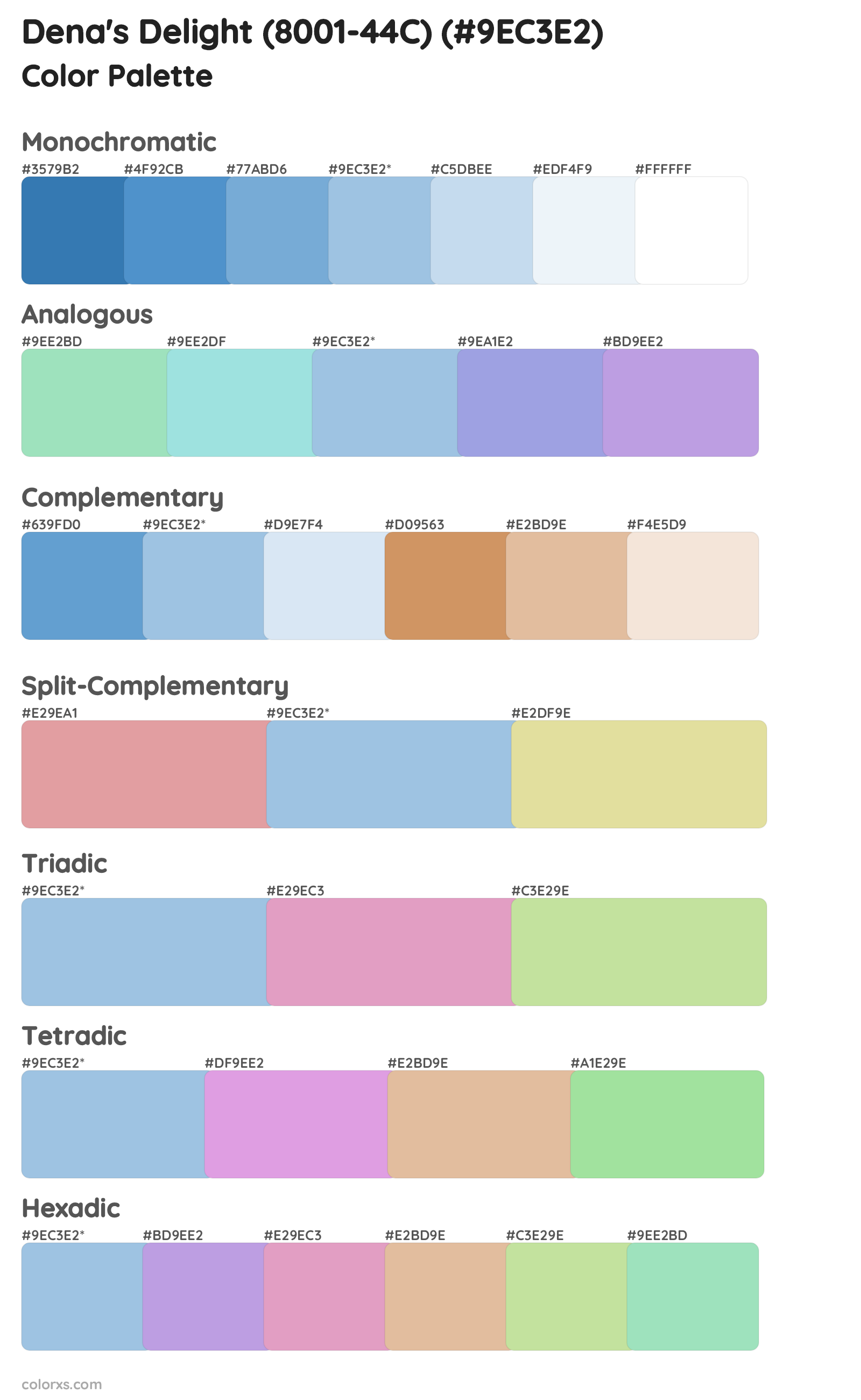 Dena's Delight (8001-44C) Color Scheme Palettes