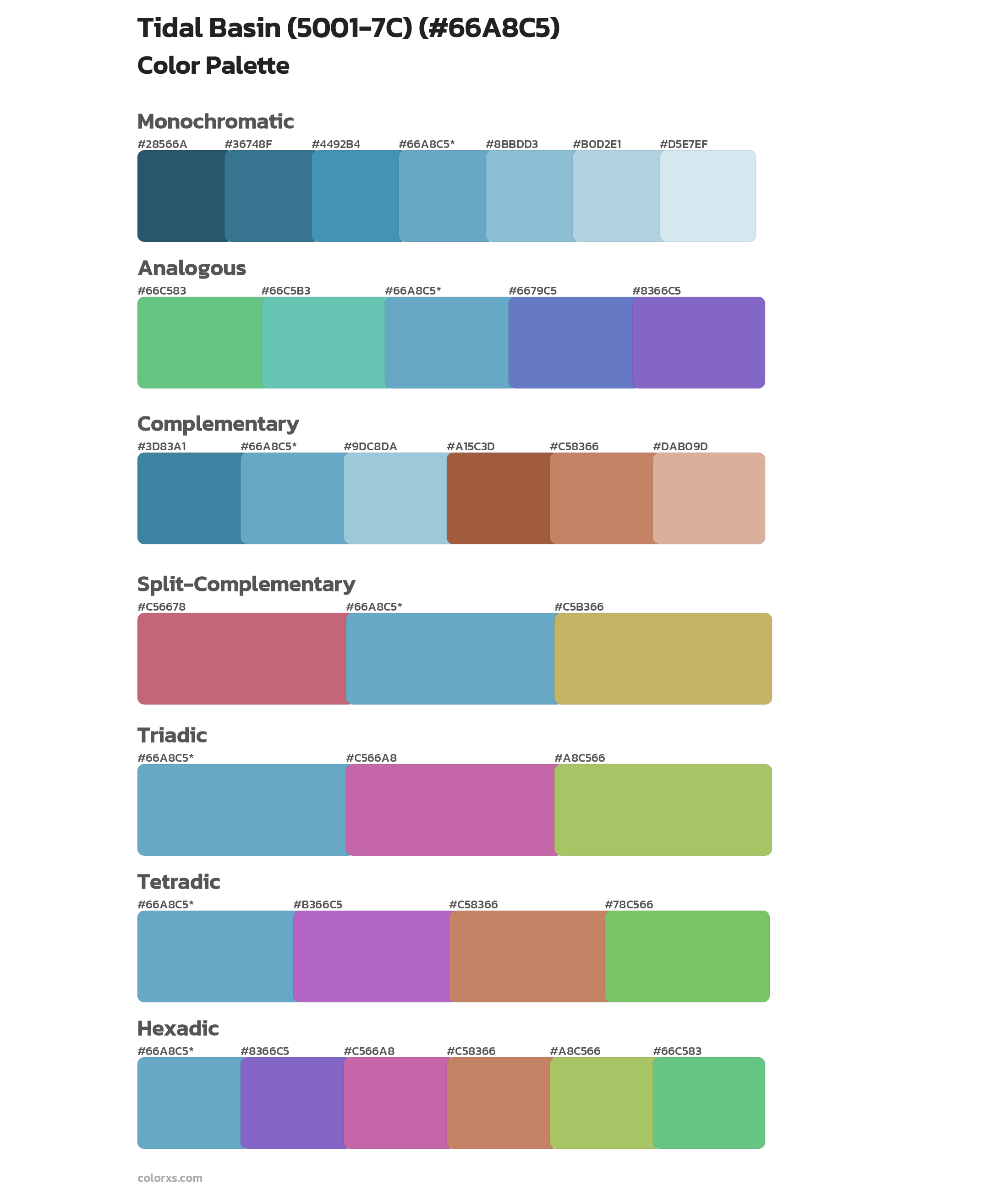 Valspar Tidal Basin (5001-7C) Paint coordinating colors and palettes ...