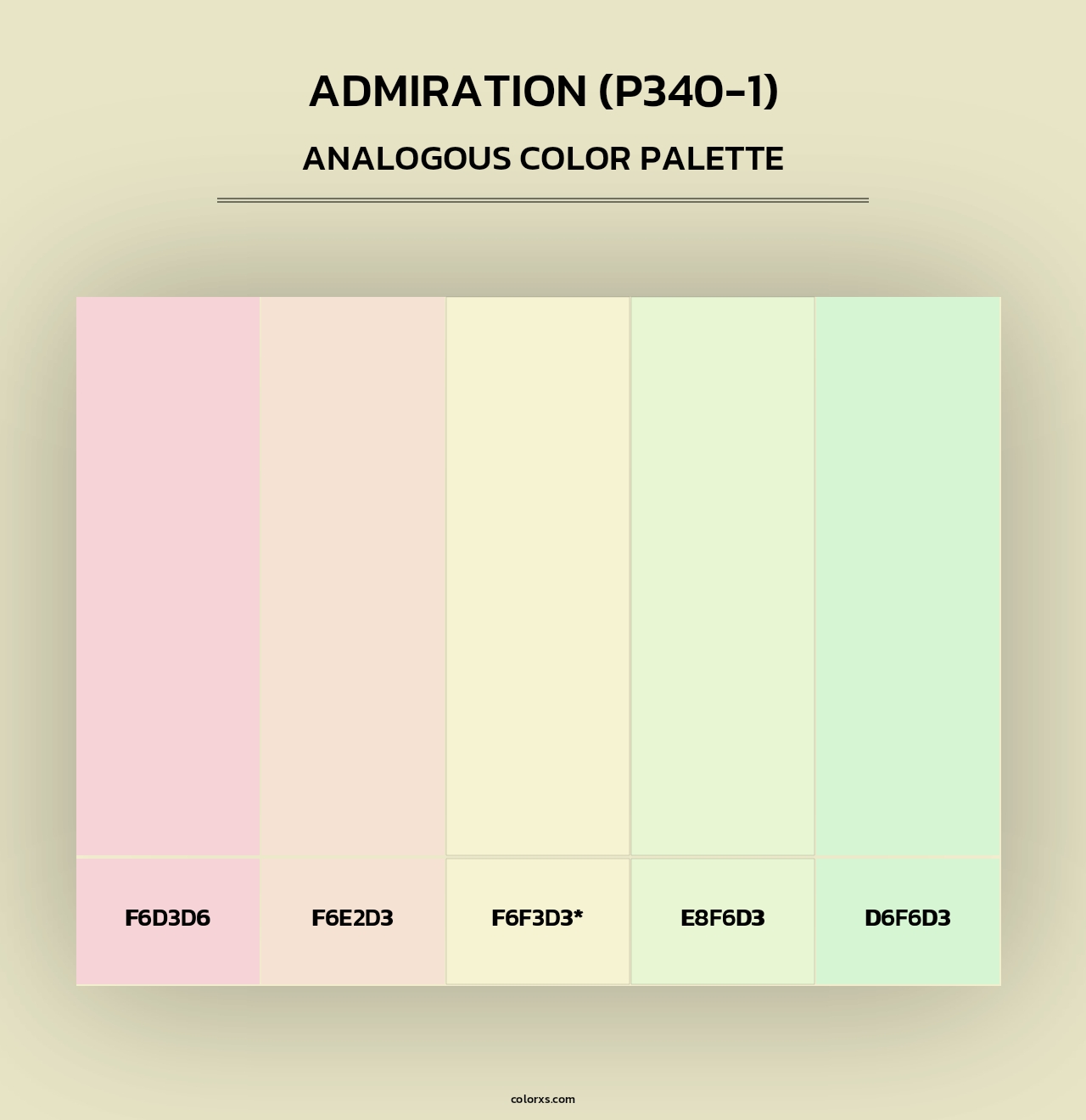 Admiration (P340-1) - Analogous Color Palette