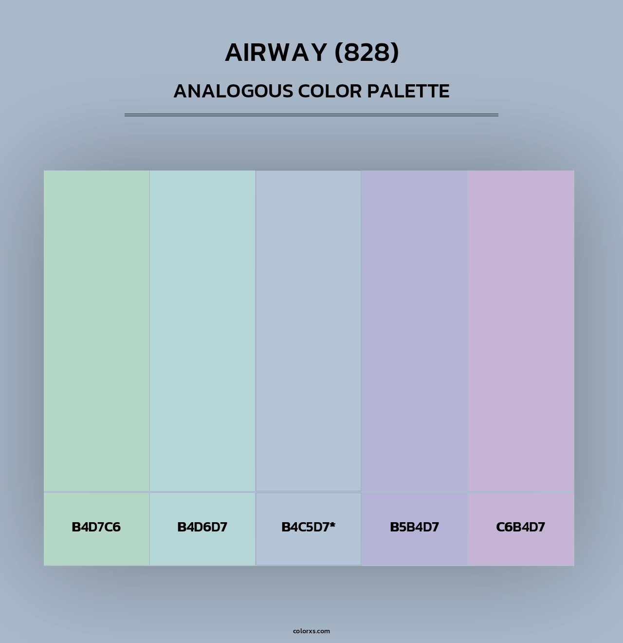 Airway (828) - Analogous Color Palette