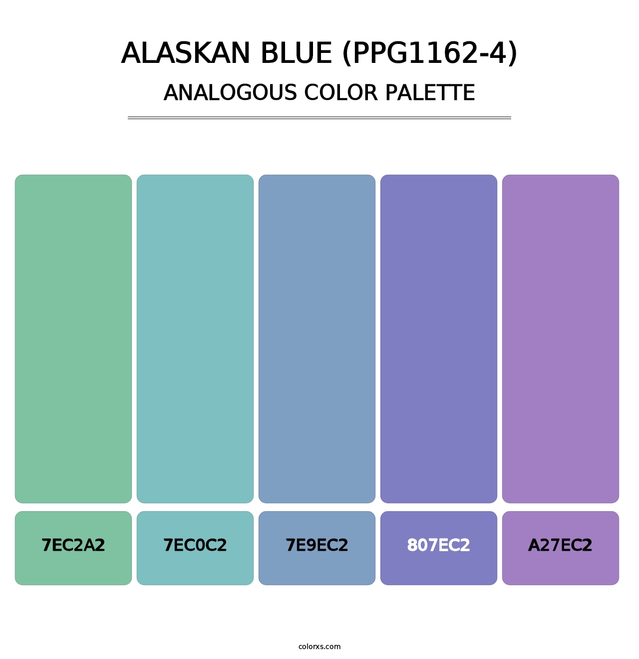Alaskan Blue (PPG1162-4) - Analogous Color Palette