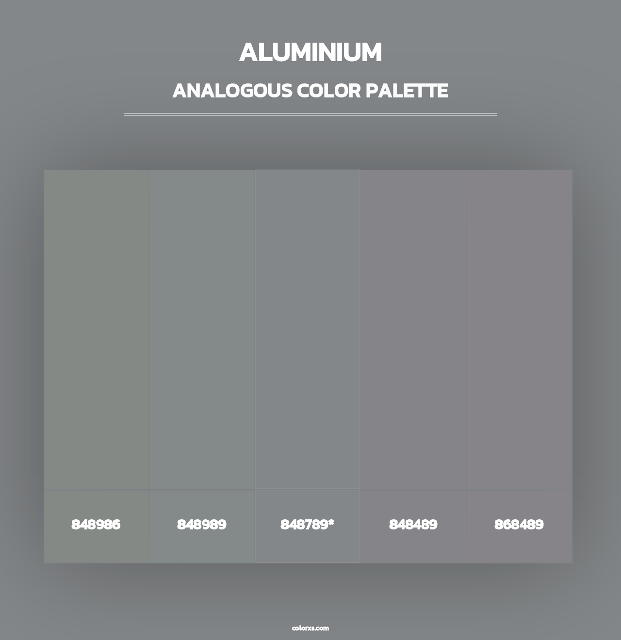 Aluminium - Analogous Color Palette