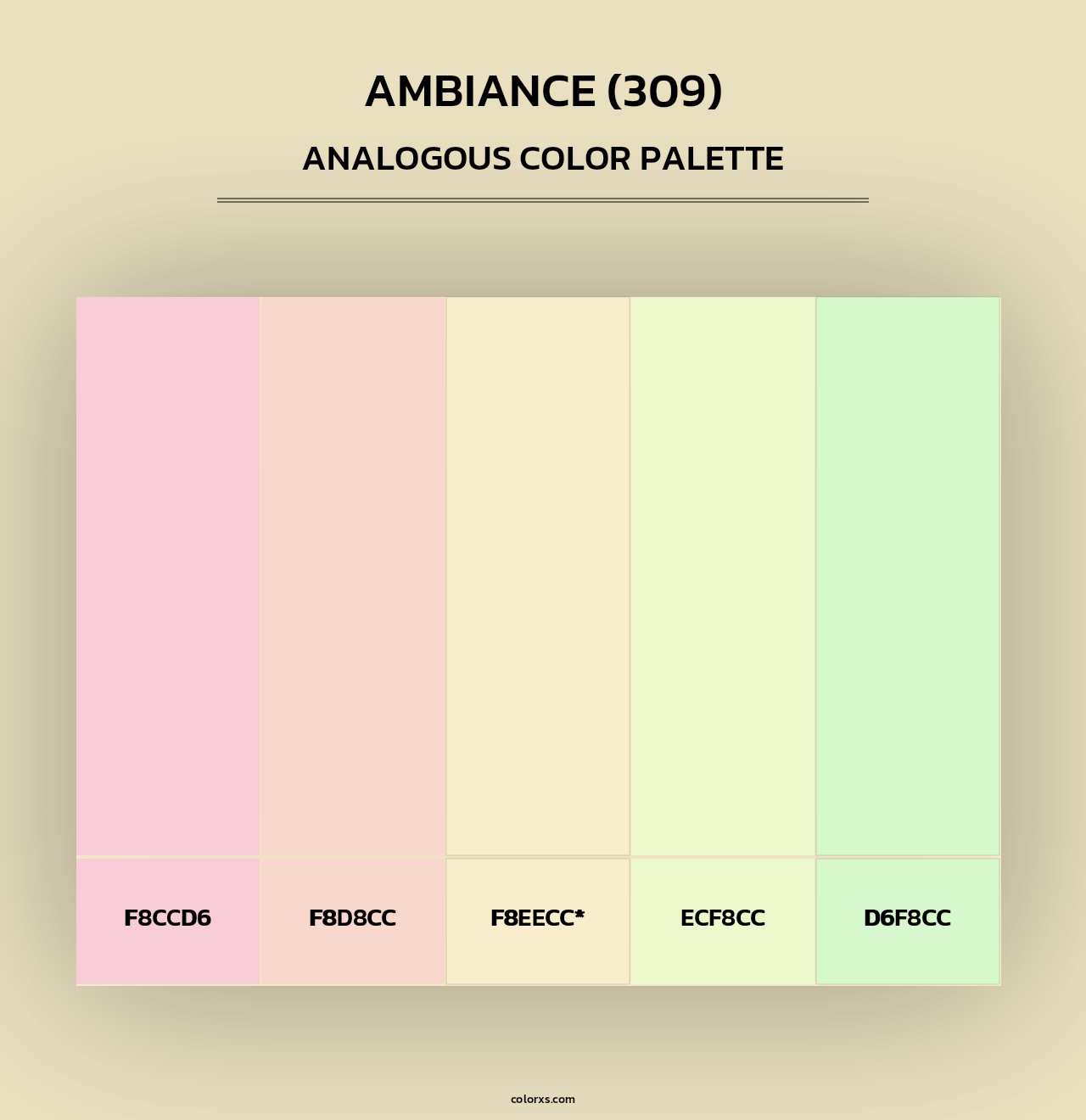 Ambiance (309) - Analogous Color Palette