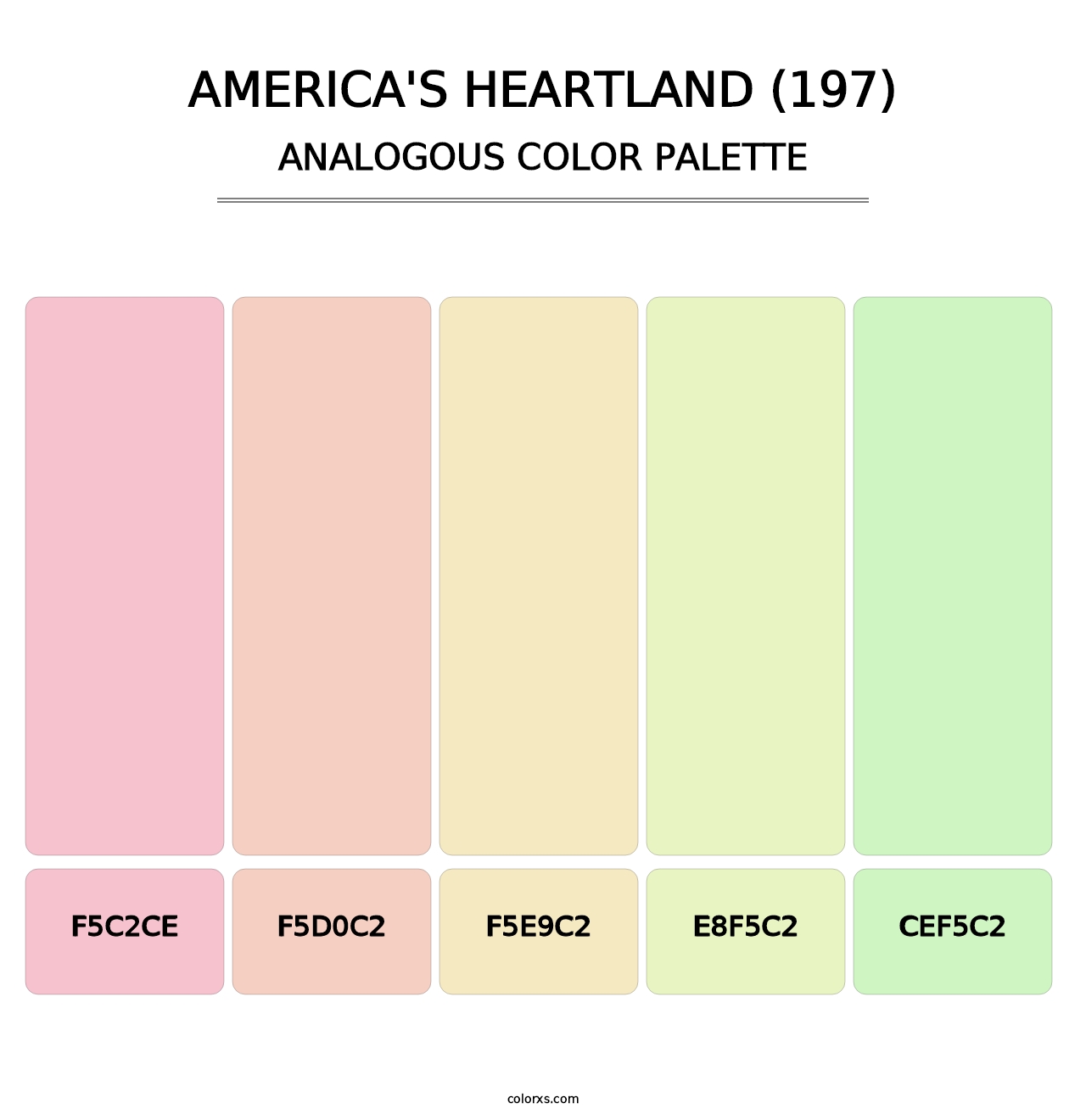 America's Heartland (197) - Analogous Color Palette