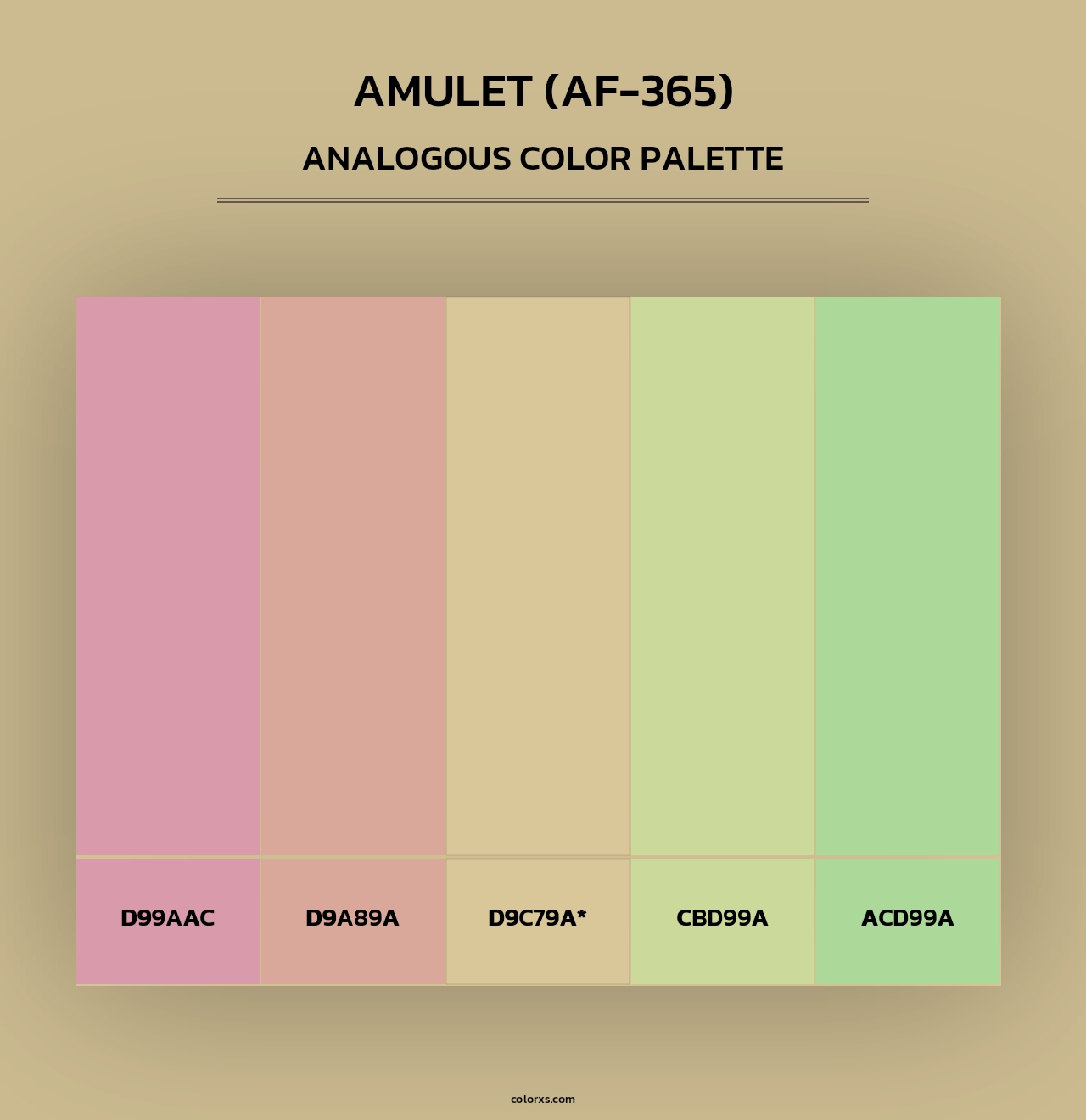 Amulet (AF-365) - Analogous Color Palette