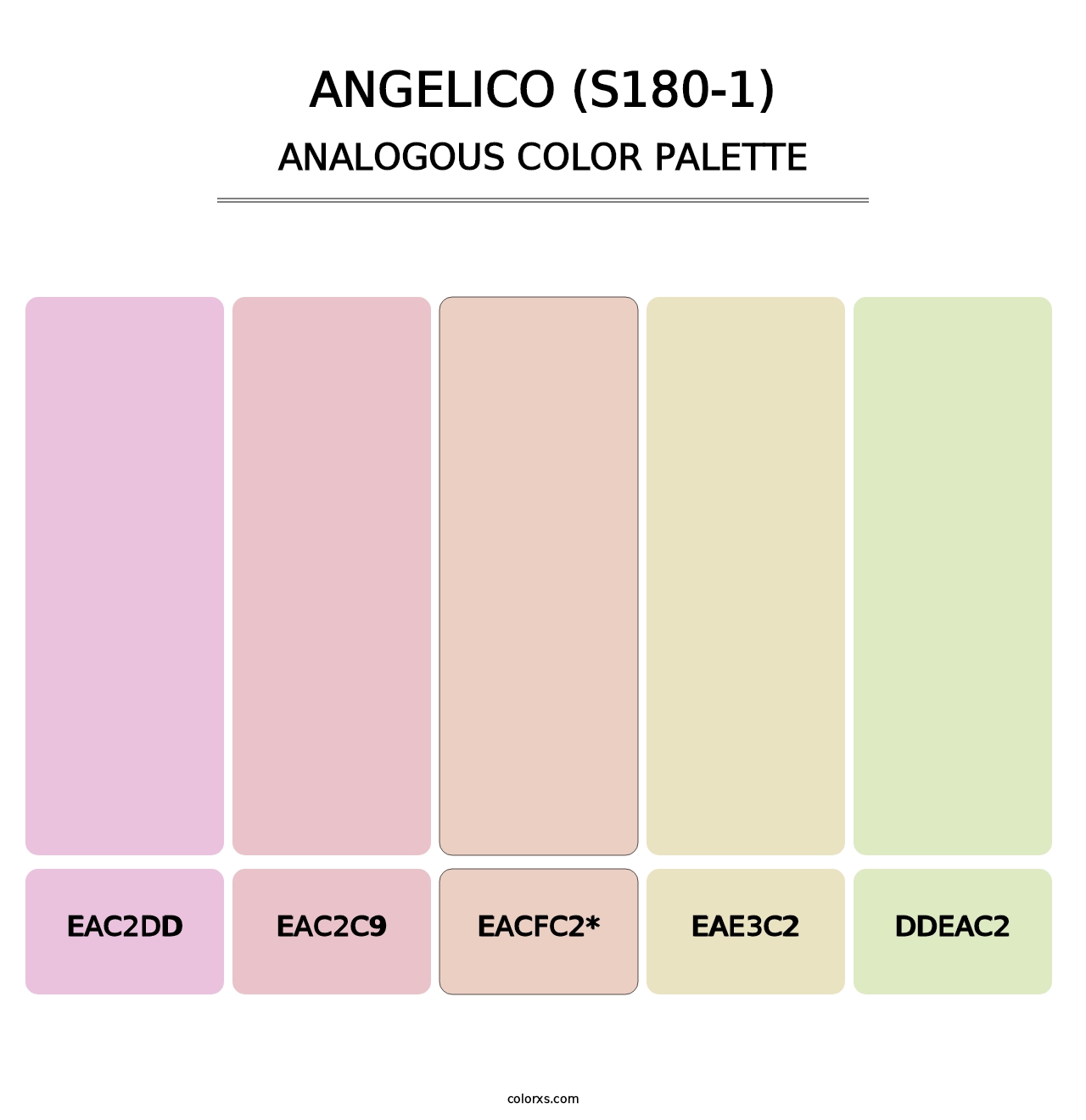 Angelico (S180-1) - Analogous Color Palette