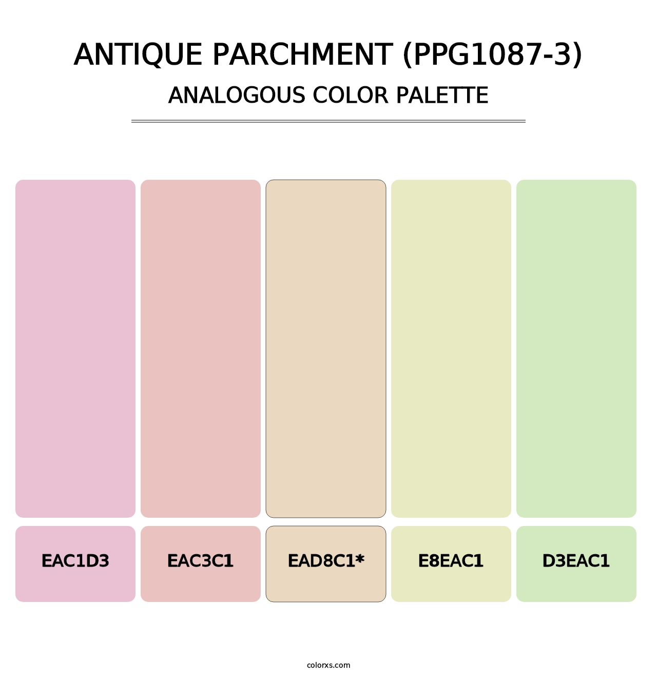 Antique Parchment (PPG1087-3) - Analogous Color Palette