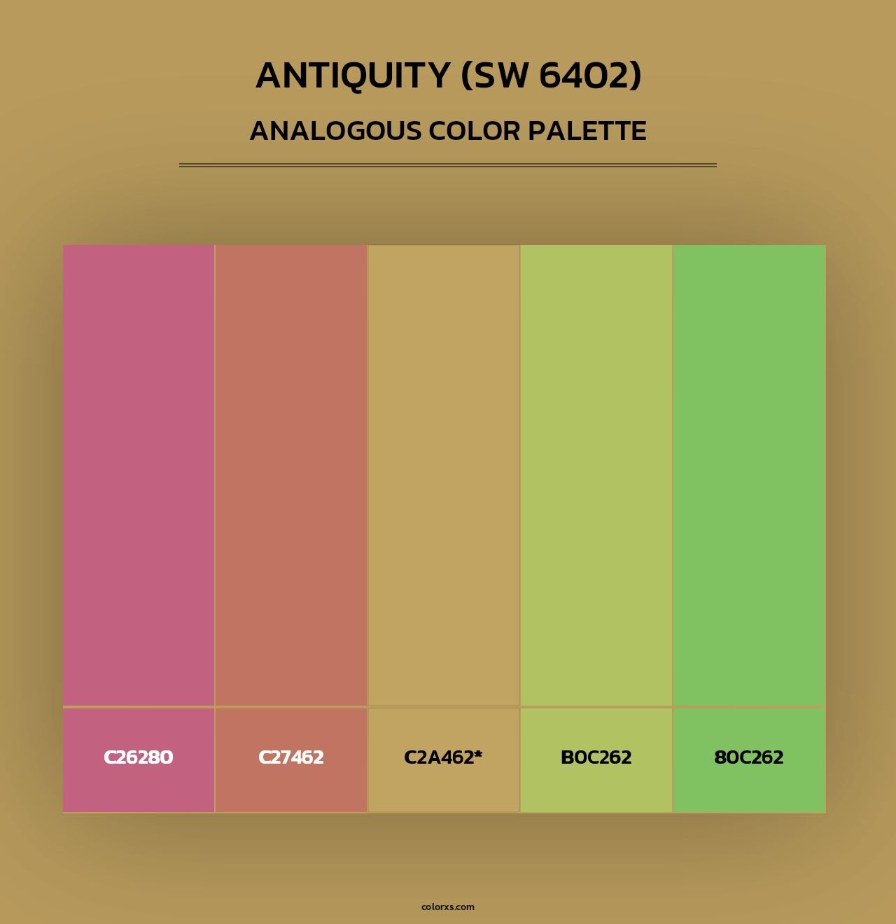 Antiquity (SW 6402) - Analogous Color Palette