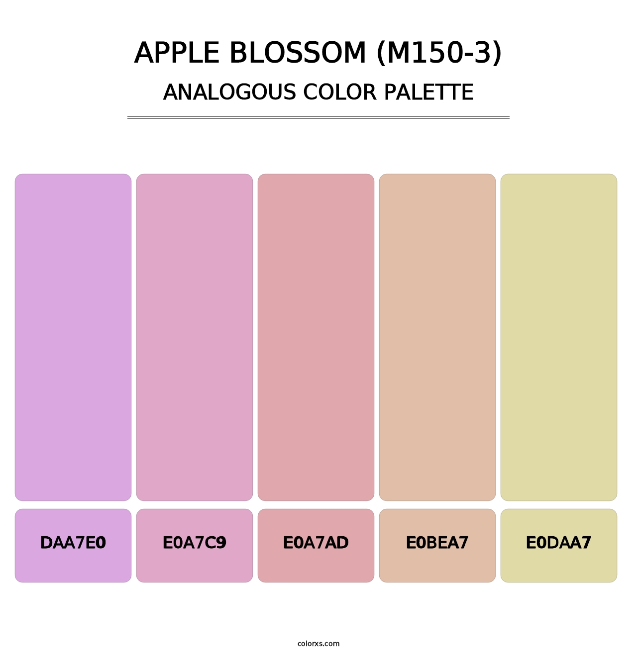 Apple Blossom (M150-3) - Analogous Color Palette