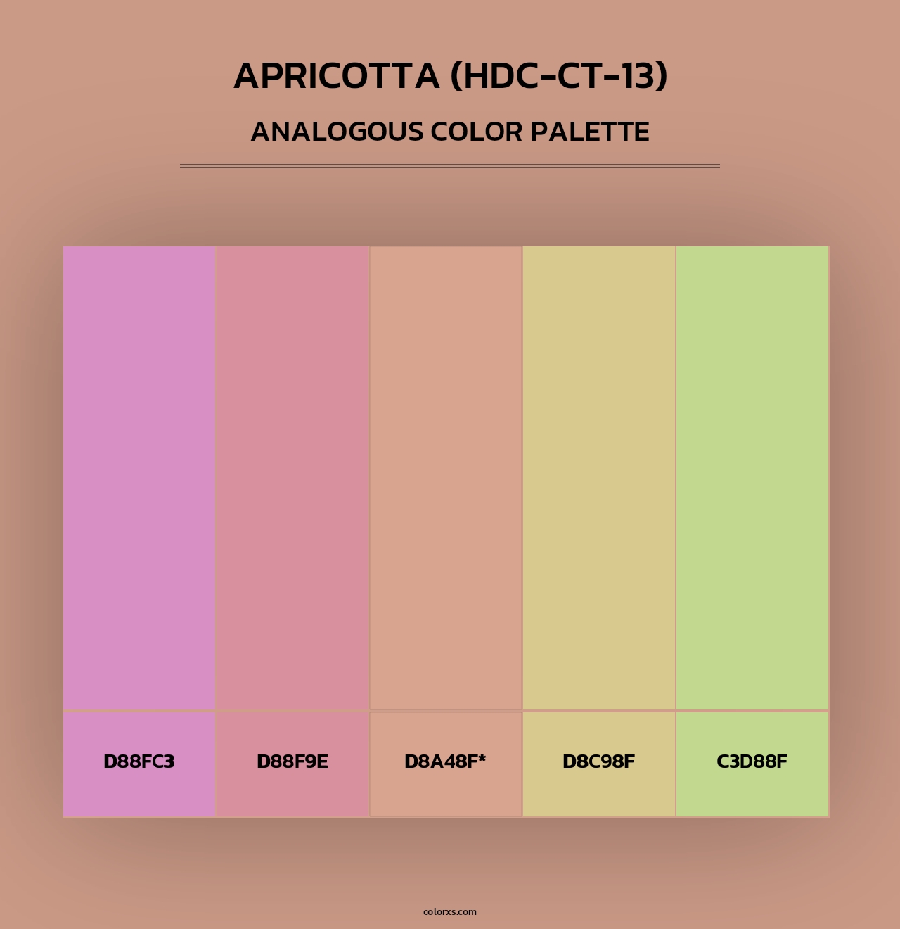 Apricotta (HDC-CT-13) - Analogous Color Palette
