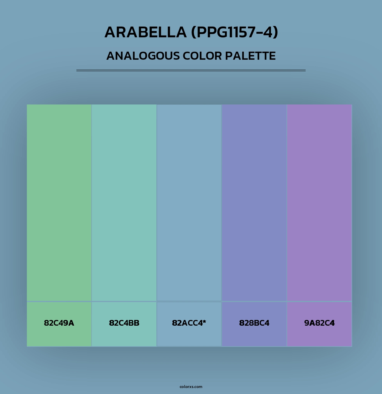 Arabella (PPG1157-4) - Analogous Color Palette