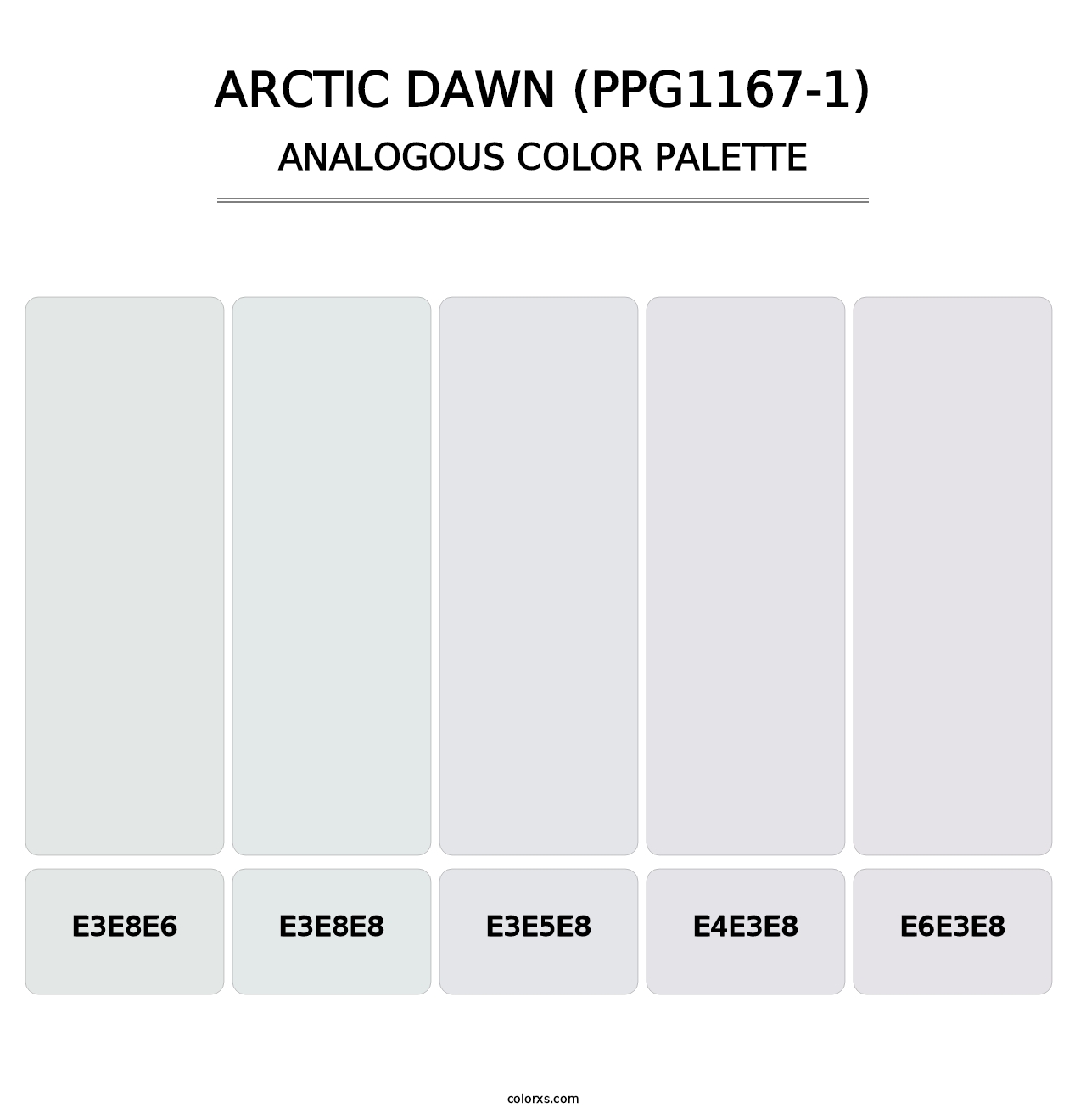 Arctic Dawn (PPG1167-1) - Analogous Color Palette