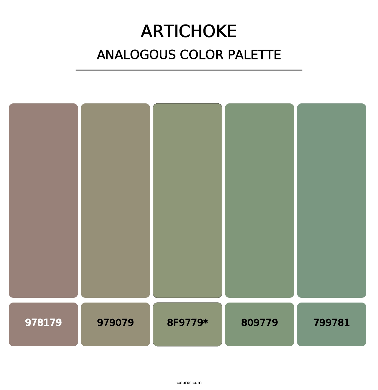 Artichoke - Analogous Color Palette