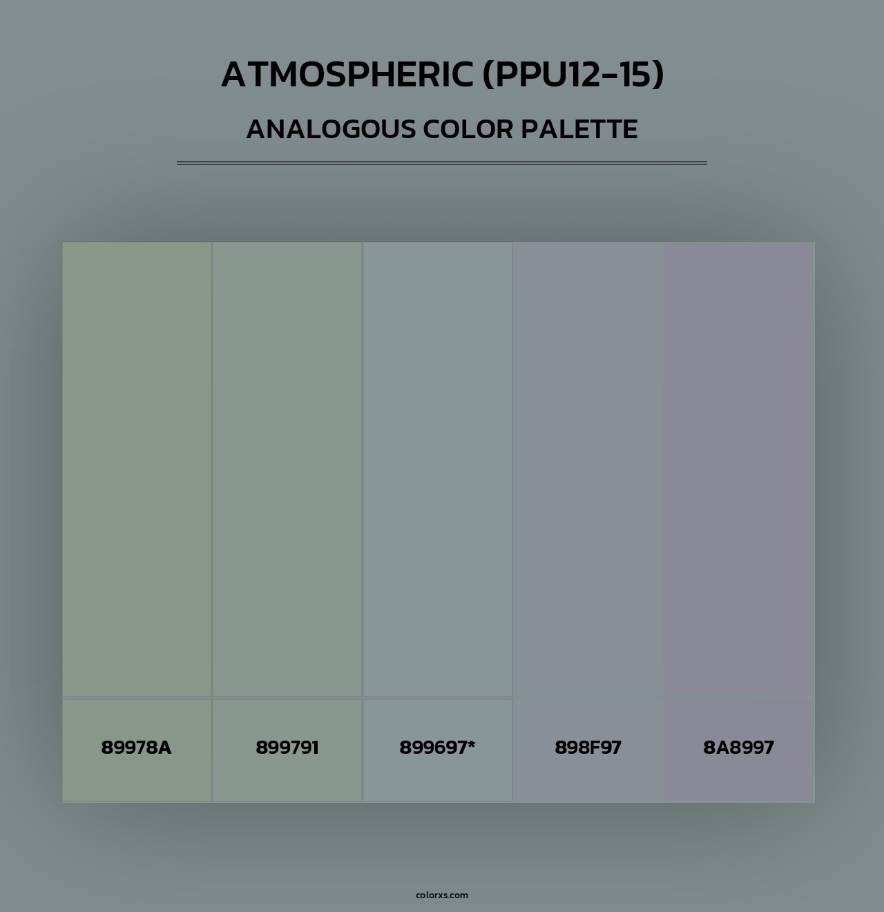 Atmospheric (PPU12-15) - Analogous Color Palette