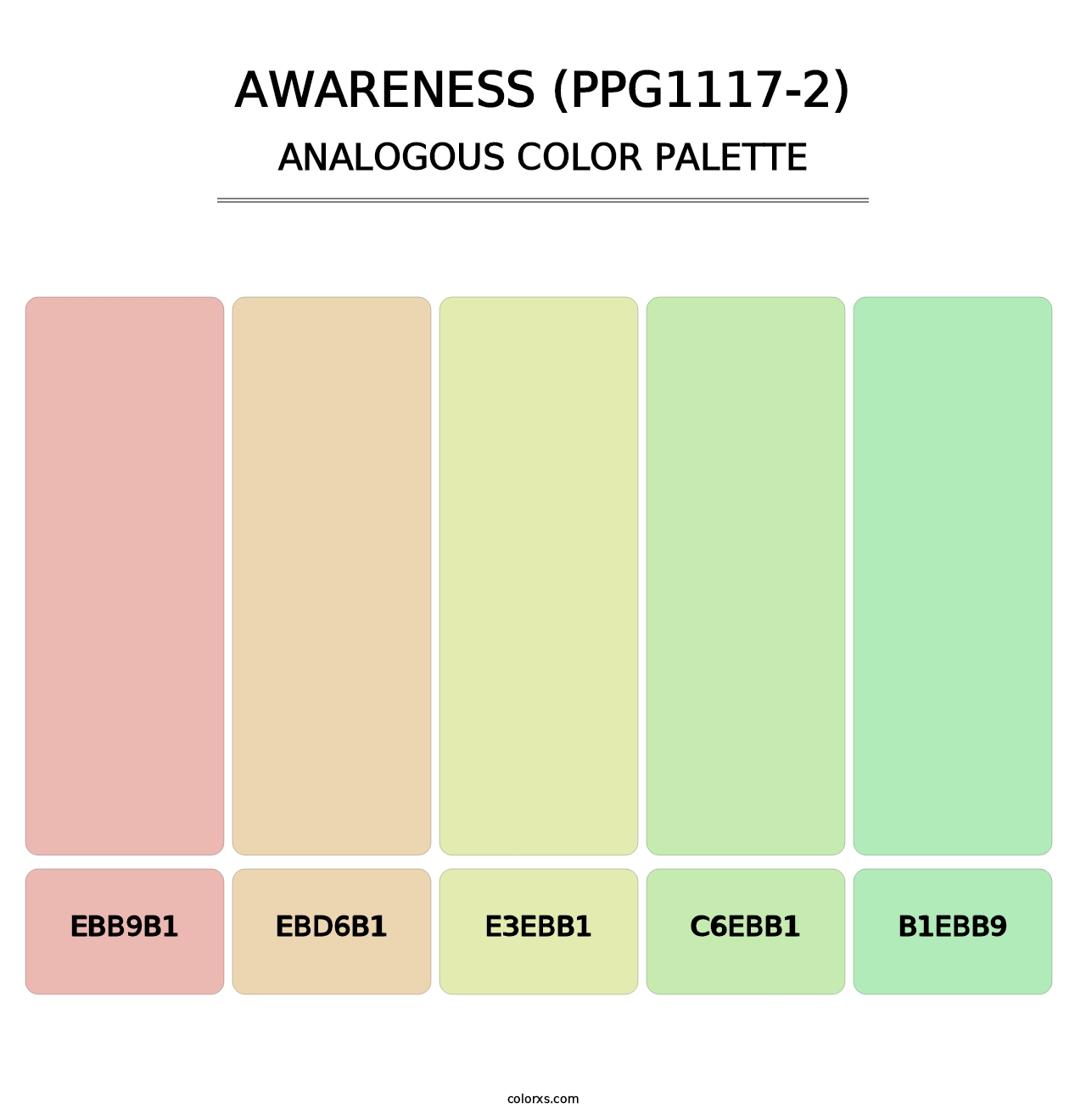 Awareness (PPG1117-2) - Analogous Color Palette