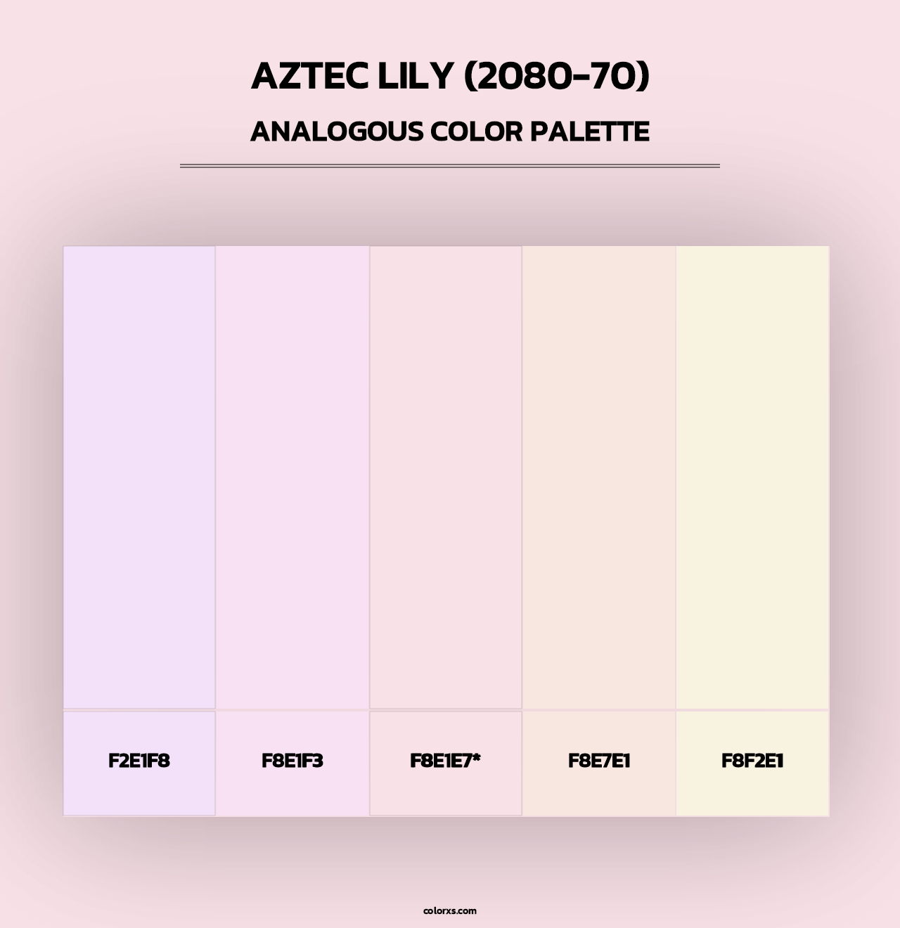 Aztec Lily (2080-70) - Analogous Color Palette