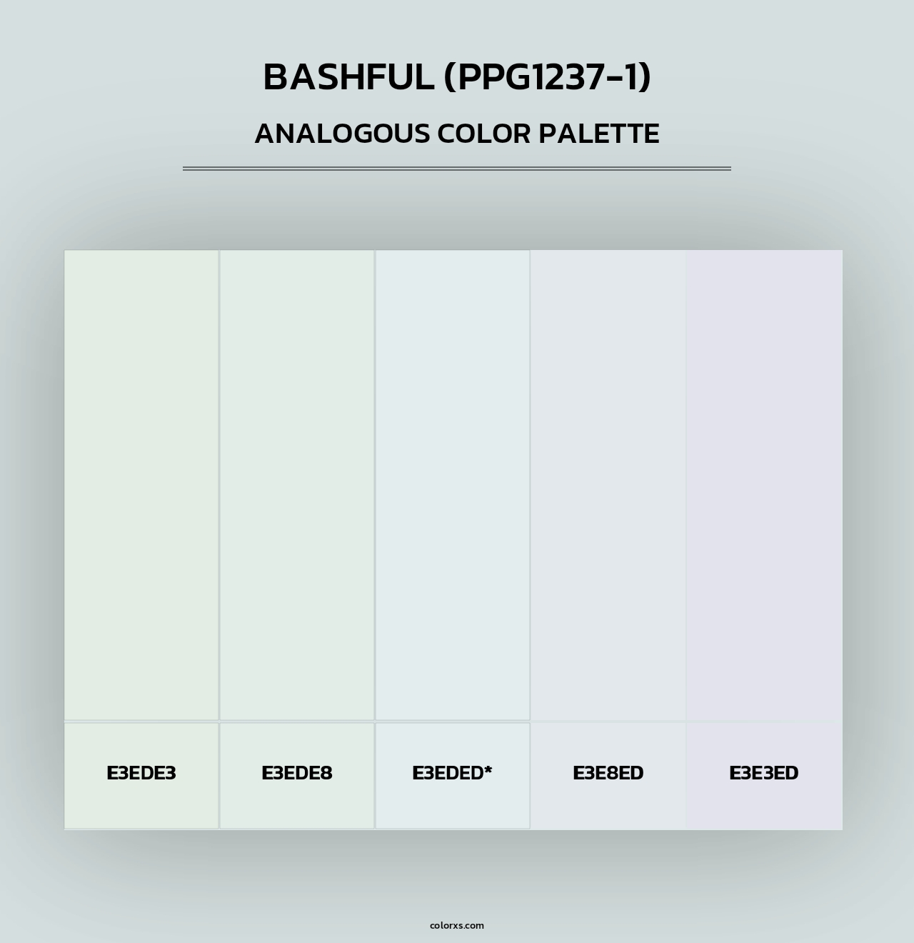 Bashful (PPG1237-1) - Analogous Color Palette