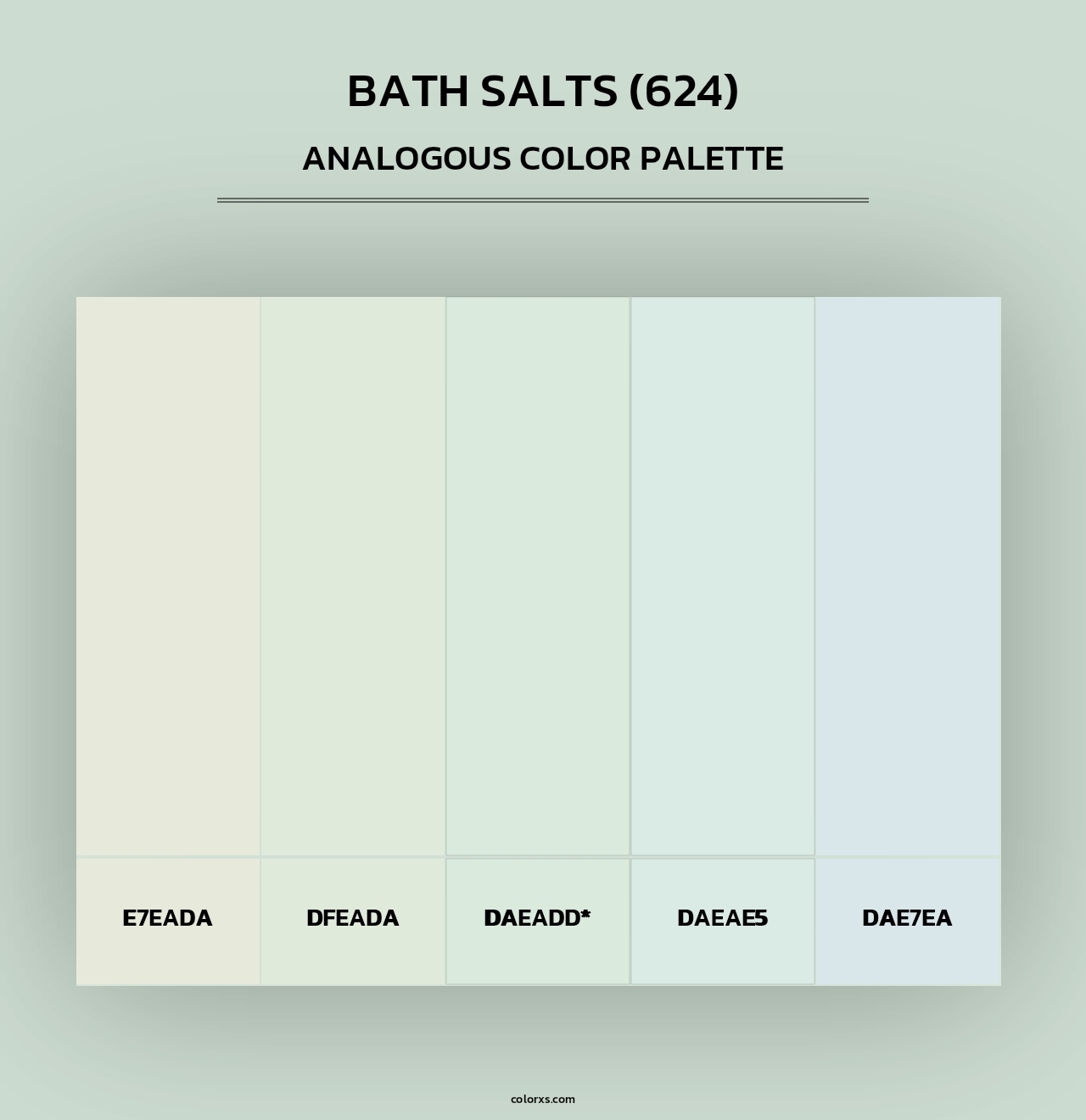 Bath Salts (624) - Analogous Color Palette