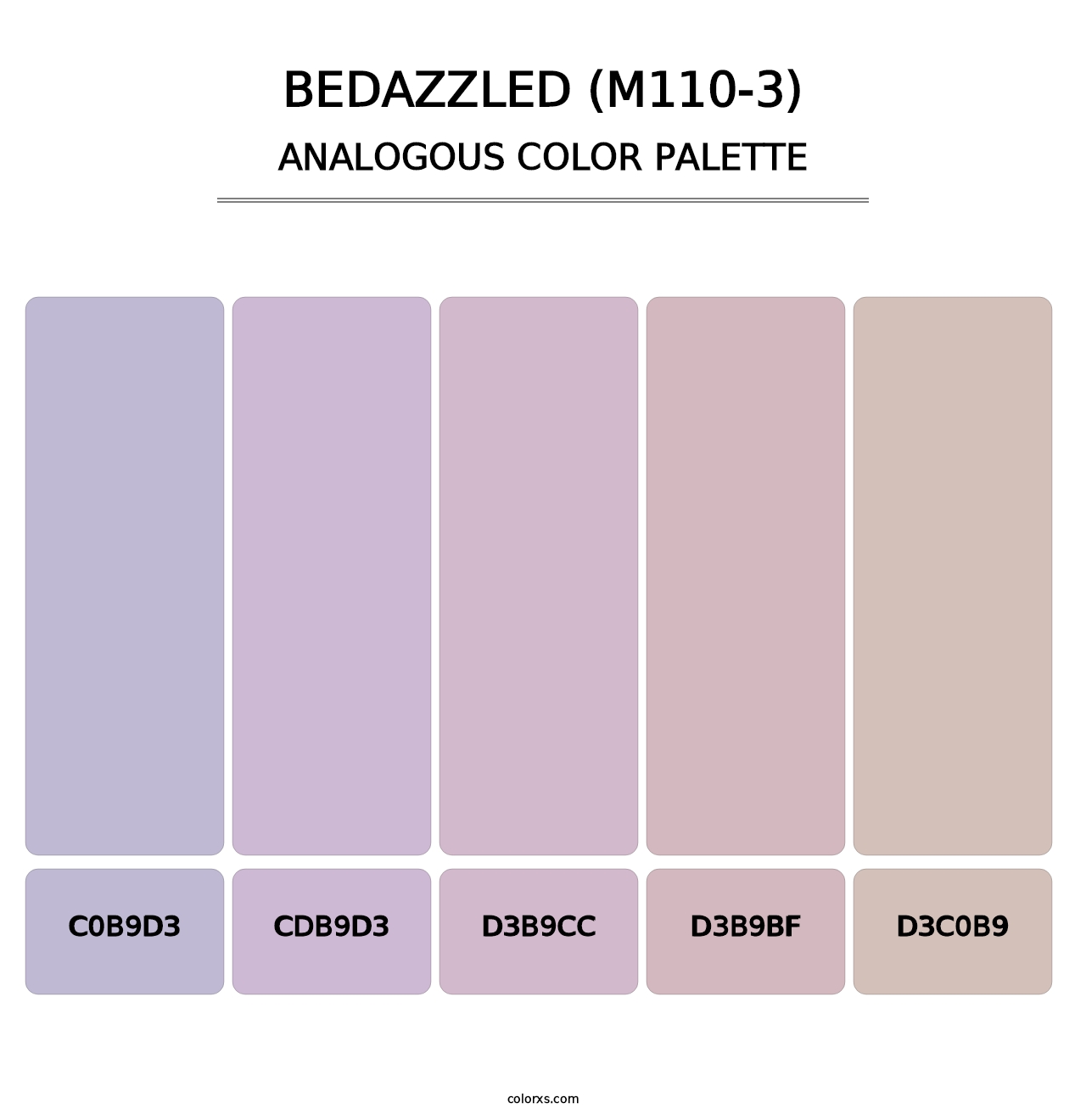 Bedazzled (M110-3) - Analogous Color Palette