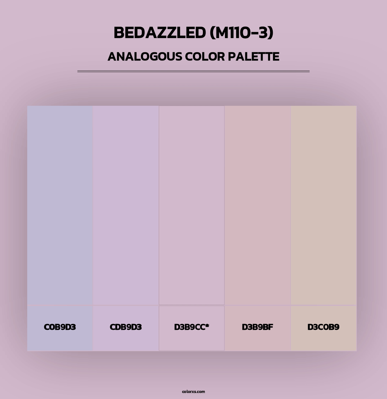 Bedazzled (M110-3) - Analogous Color Palette