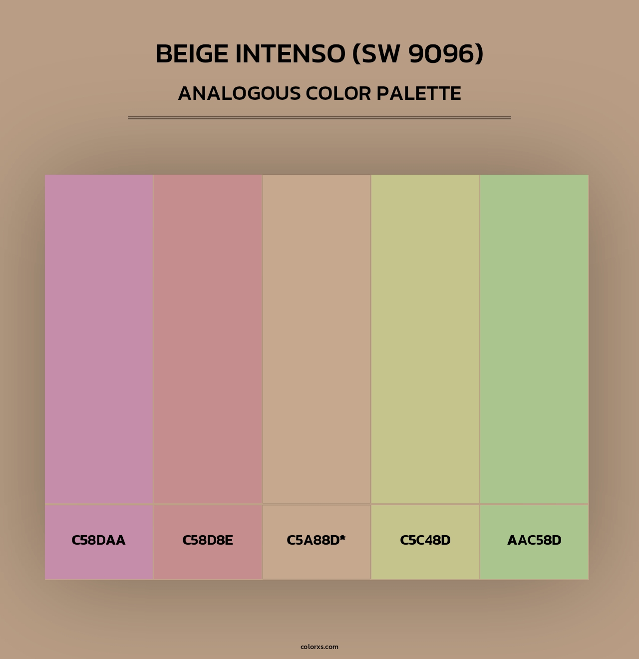 Beige Intenso (SW 9096) - Analogous Color Palette