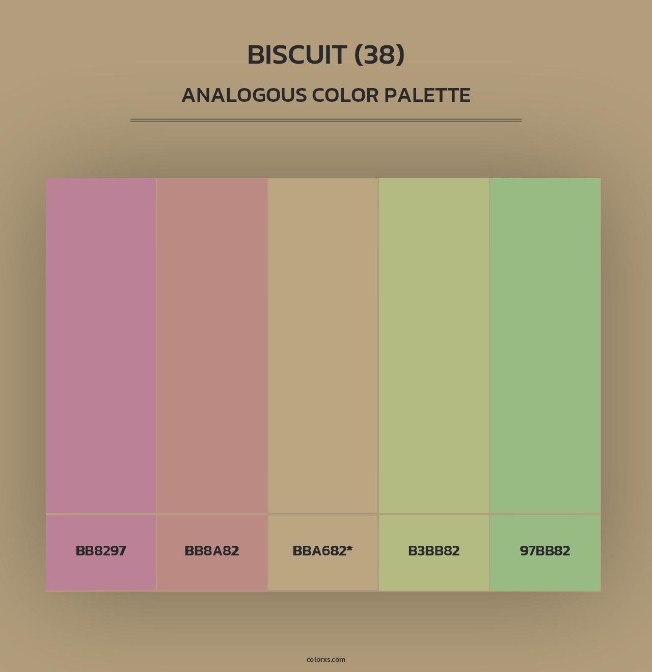 Biscuit (38) - Analogous Color Palette