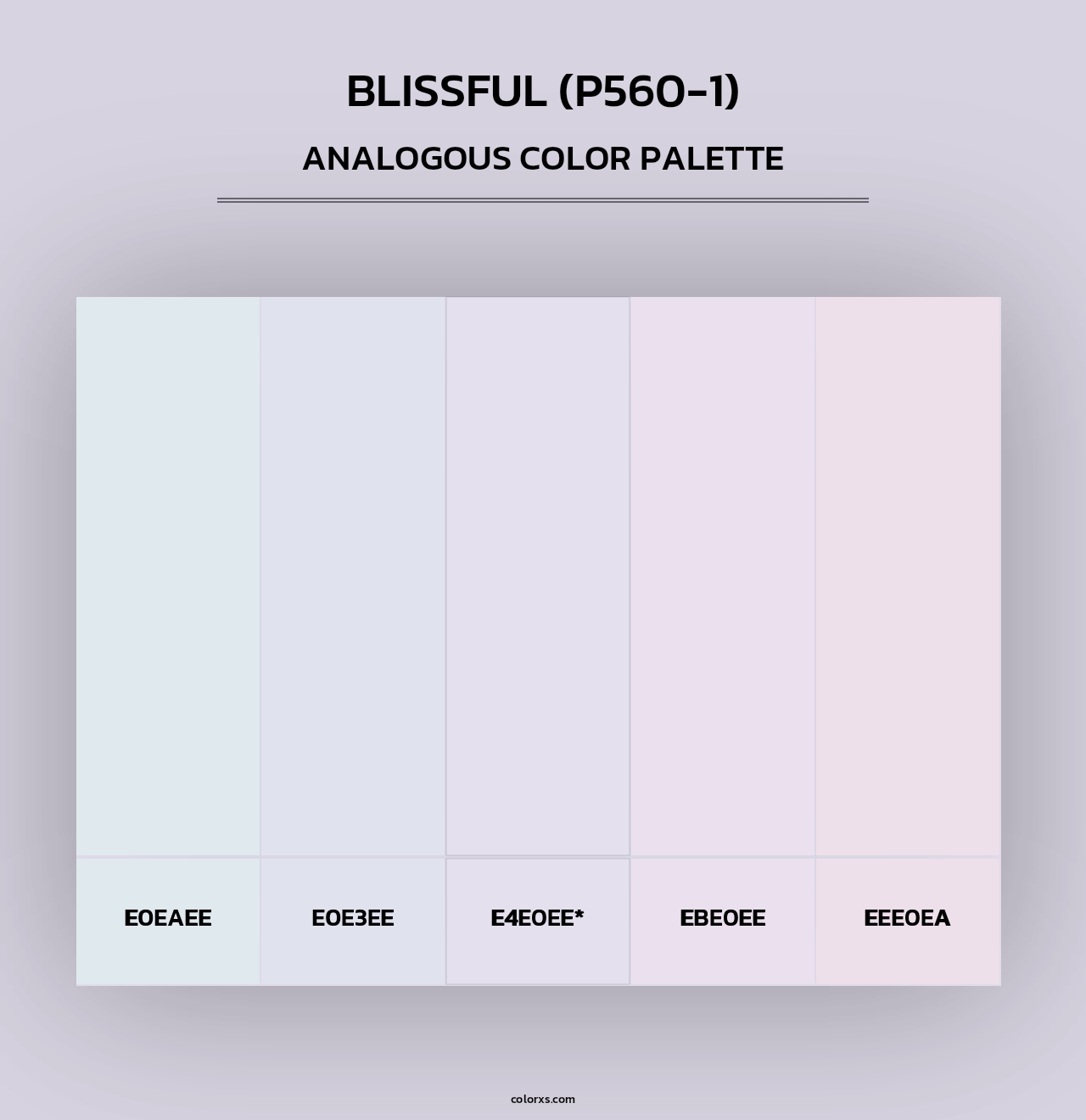 Blissful (P560-1) - Analogous Color Palette