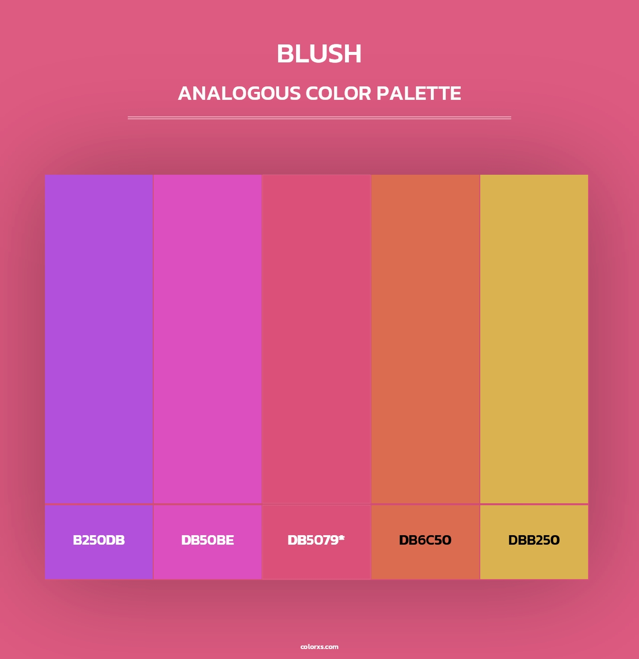 Blush - Analogous Color Palette