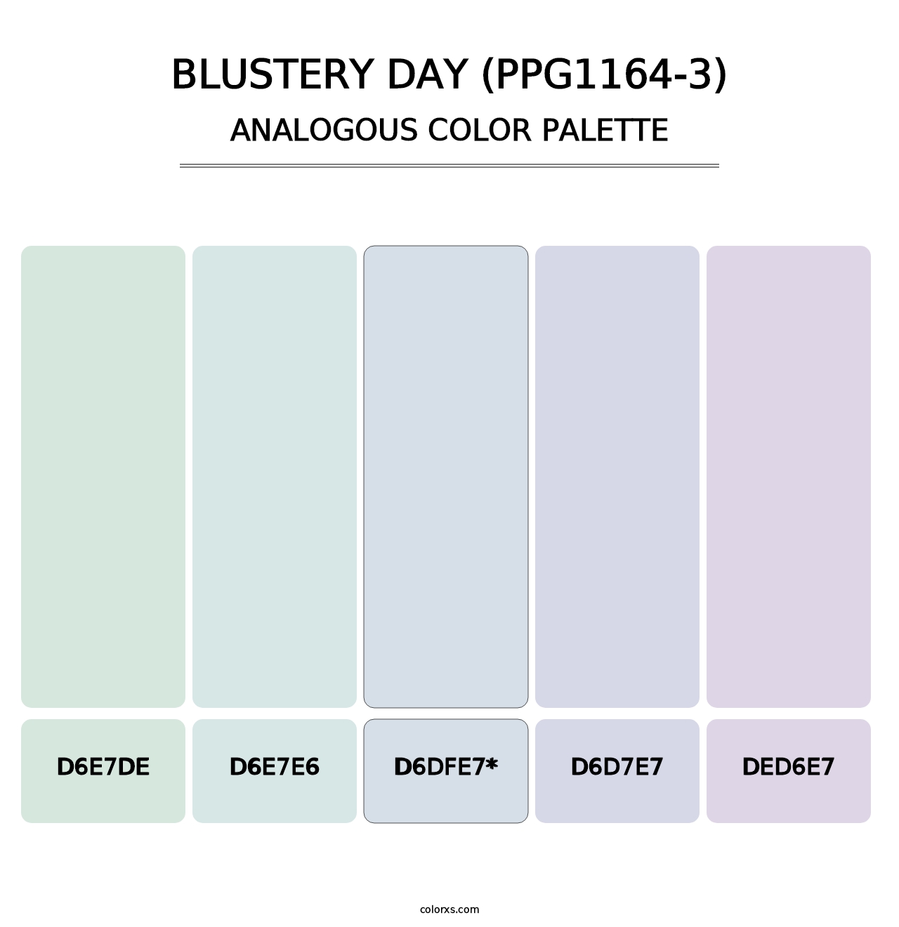 Blustery Day (PPG1164-3) - Analogous Color Palette