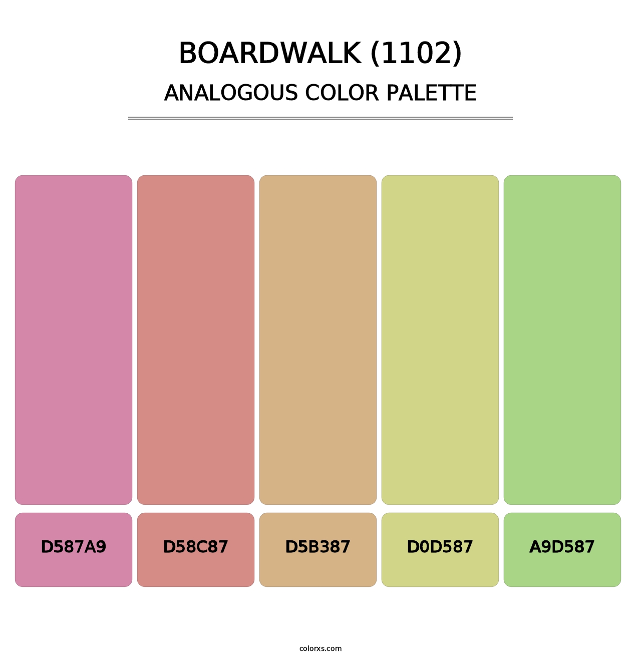 Boardwalk (1102) - Analogous Color Palette