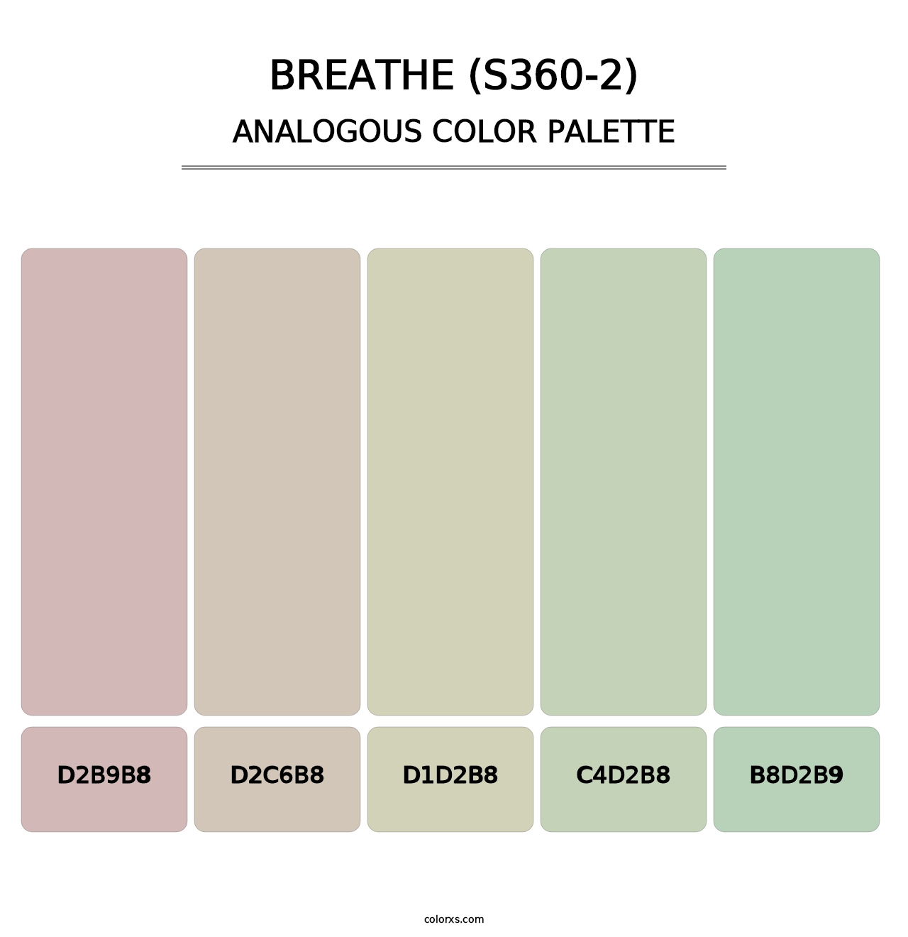 Breathe (S360-2) - Analogous Color Palette
