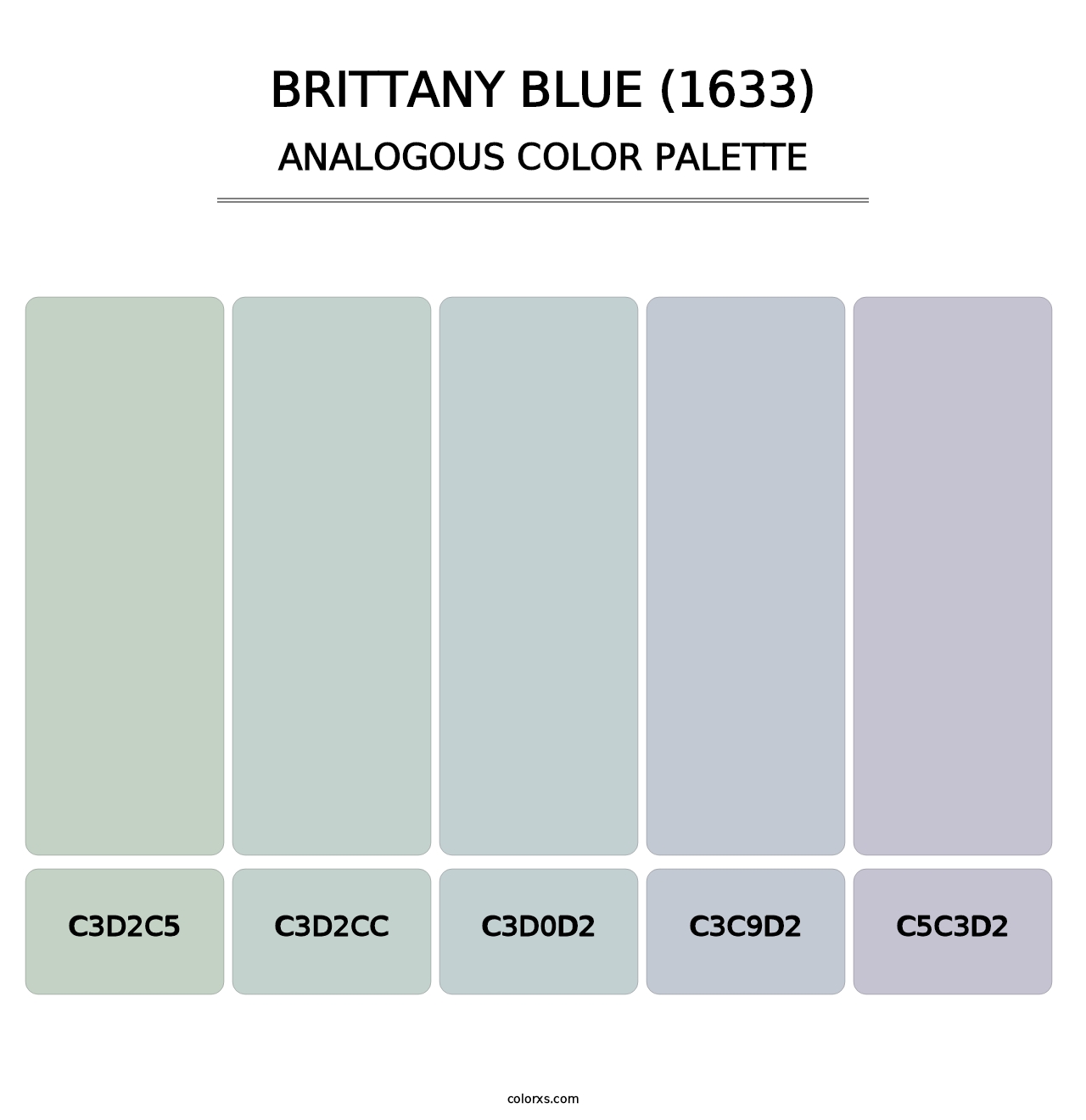 Brittany Blue (1633) - Analogous Color Palette