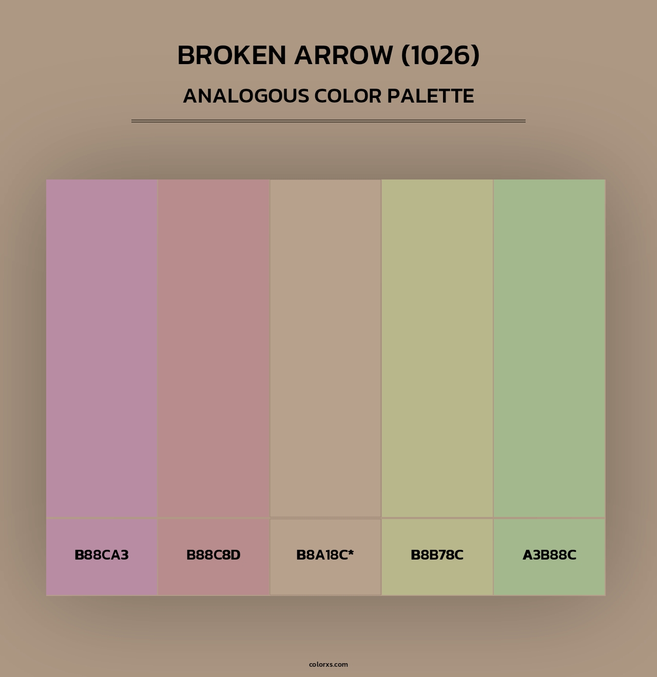 Broken Arrow (1026) - Analogous Color Palette