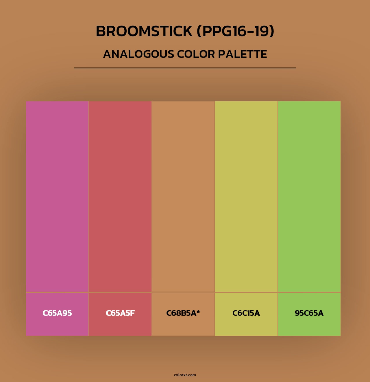Broomstick (PPG16-19) - Analogous Color Palette