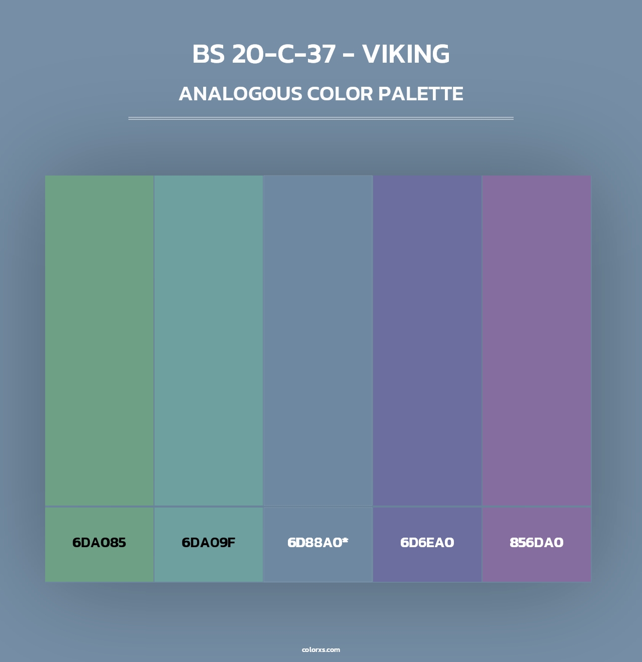 BS 20-C-37 - Viking - Analogous Color Palette